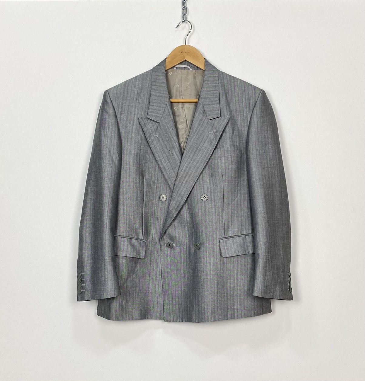 Christian Dior Monsieur Vintage Christian Dior Monsieur Wool Silk Jacket Size L-XL Size US XL / EU 56 / 4 - 1 Thumbnail