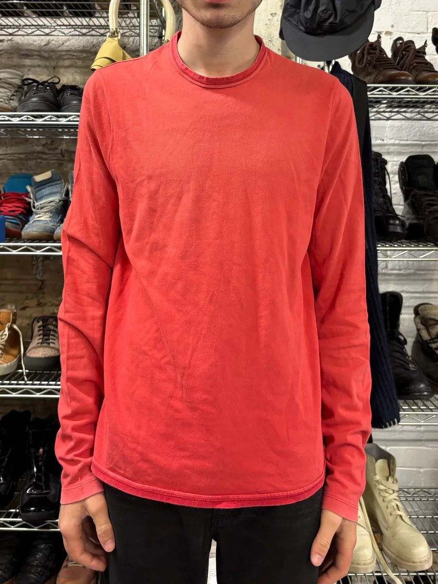 Prada × Vintage 2000s Prada Red Linea Rossa Longsleeves Size US M / EU 48-50 / 2 - 2 Thumbnail