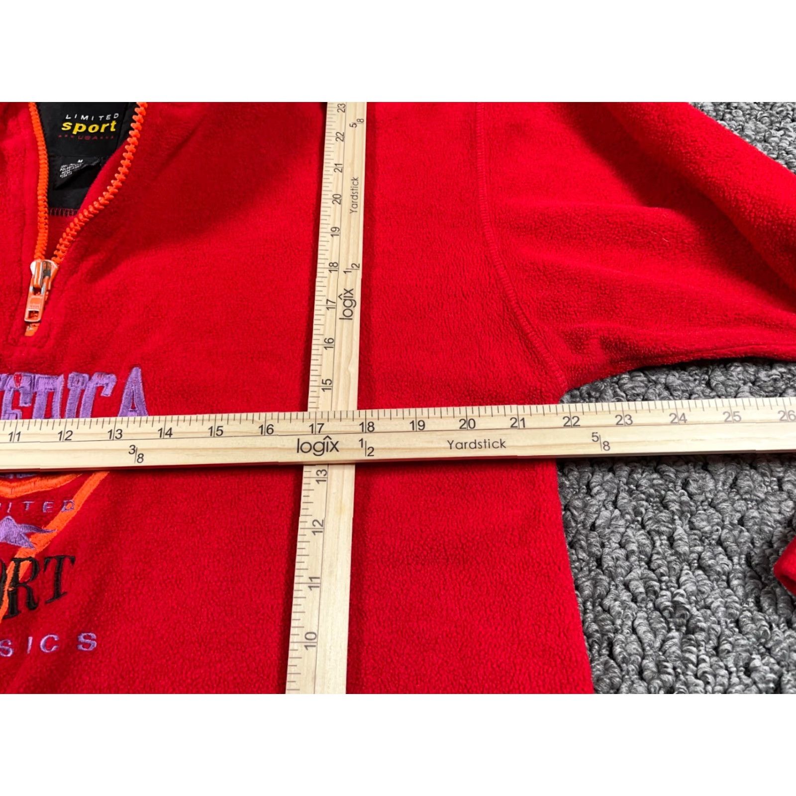 Vintage VINTAGE The Limited 1/4 Zip Fleece Pullover Women's Medium Red Embroidered USA Made Shirt Pullover Regular Womens 90s Retro Ski Embroidered Size M / US 6-8 / IT 42-44 - 7 Thumbnail