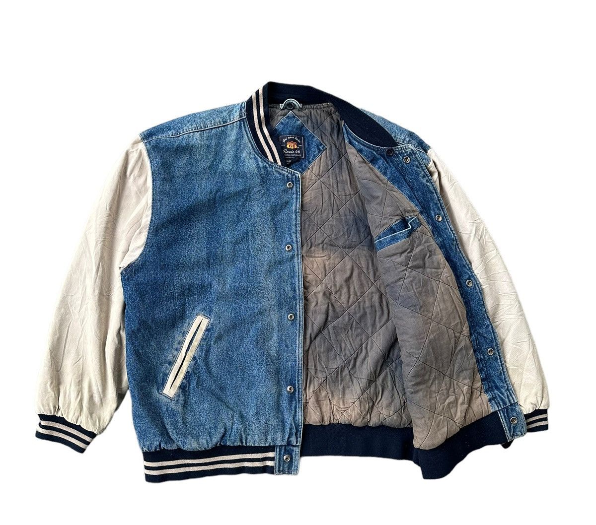 Vintage Route 66 snap button bomber jacket Size US L / EU 52-54 / 3 - 4 Thumbnail