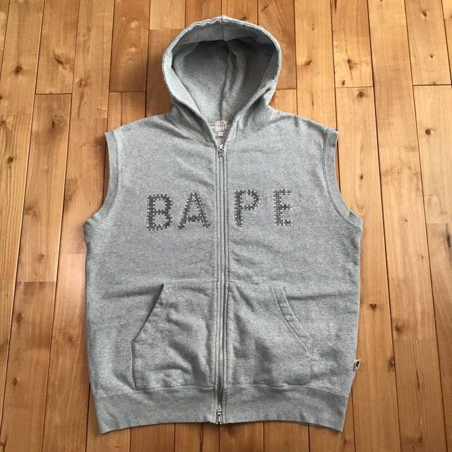 Bape × Swarovski BAPE × Swarovski Sweat Zip Hoodie Vest a bathing ape NIGO Size US L / EU 52-54 / 3 - 2 Thumbnail