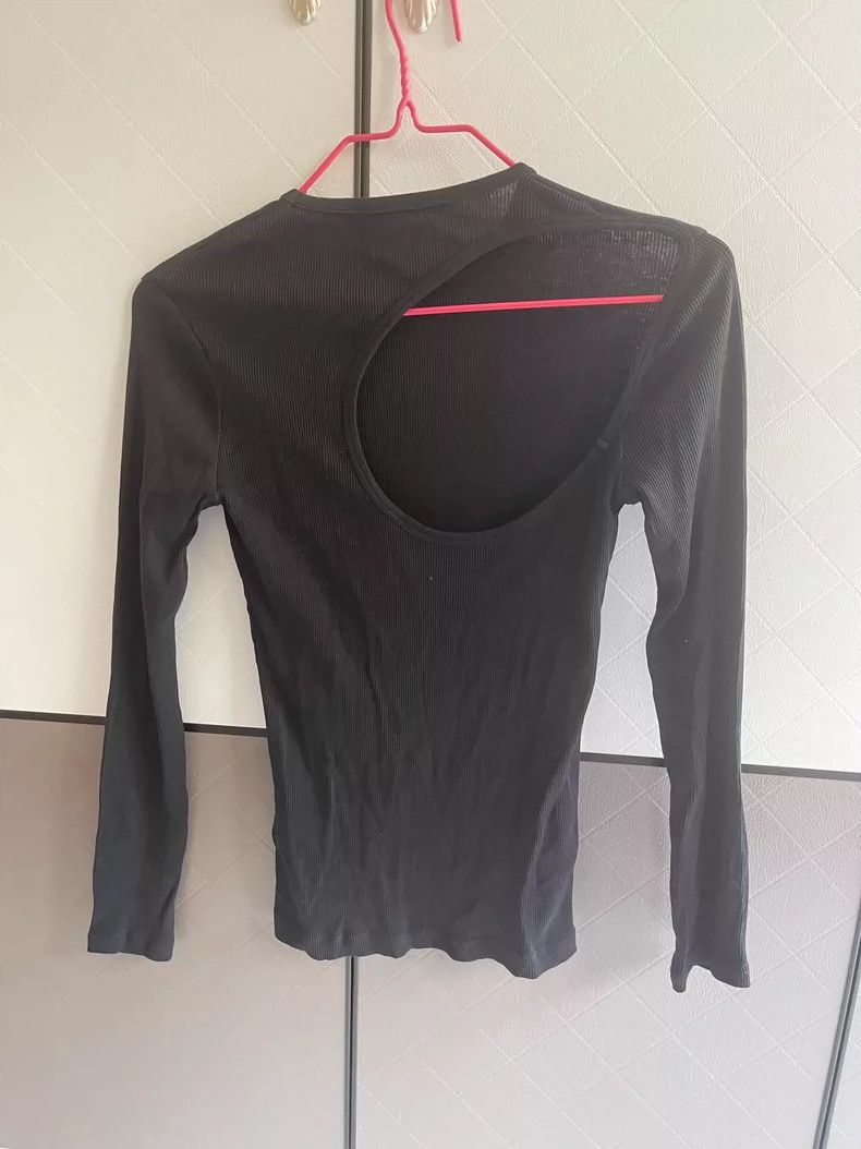 Helmut Lang HELMUT LANG Black long-sleeved tights Size XS / US 0-2 / IT 36-38 - 6 Thumbnail