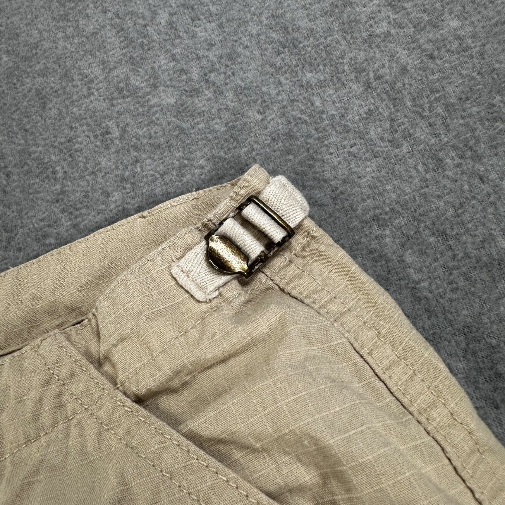 Carhartt Carhartt WIP Cargo Pants Mens XL Beige Ripstop Adjustable Waist Hiking Outdoor Size US 36 / EU 52 - 7 Thumbnail