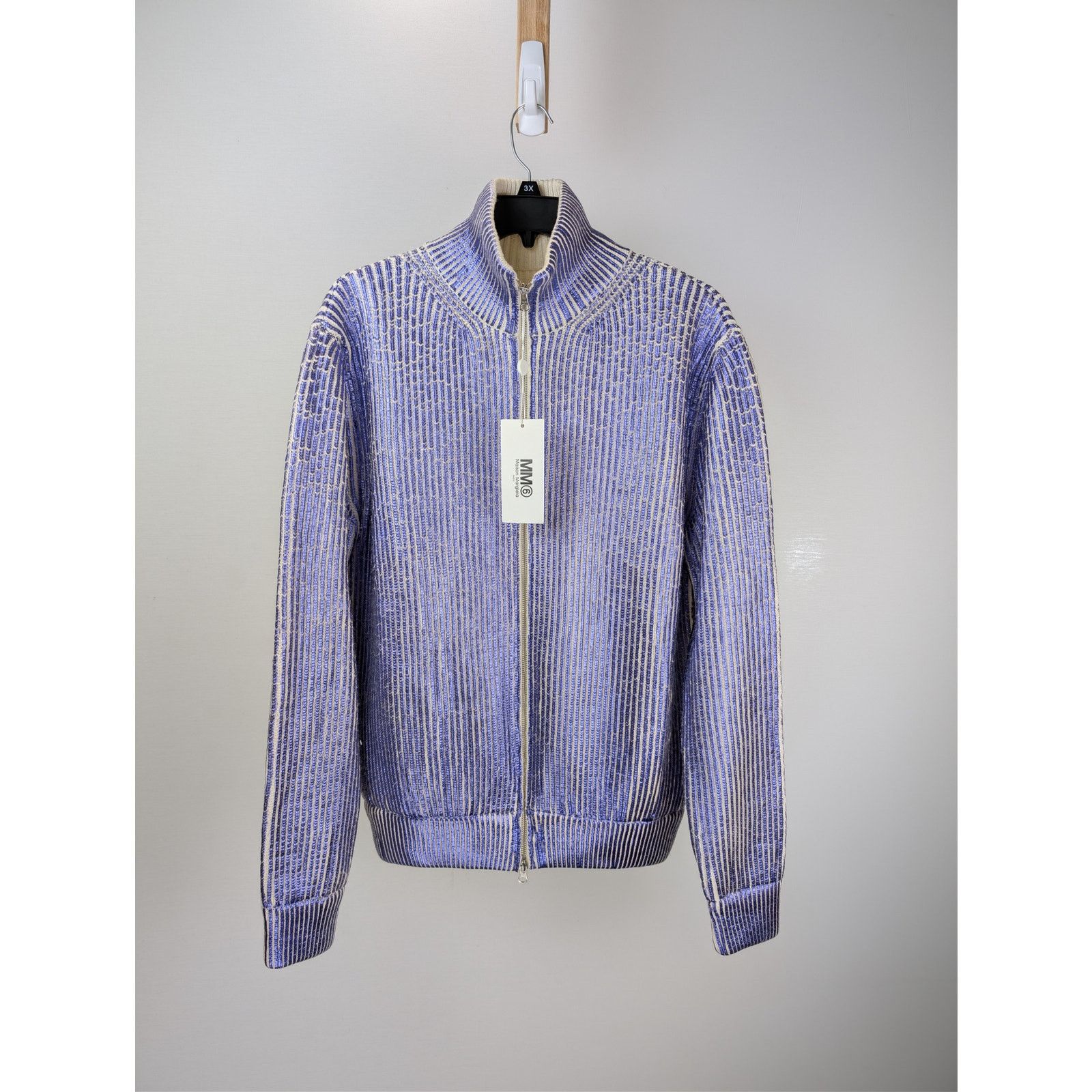 Maison Margiela o1rshd1 Cardigan Sweater in Purple/Lilac Size US S / EU 44-46 / 1 - 1 Thumbnail