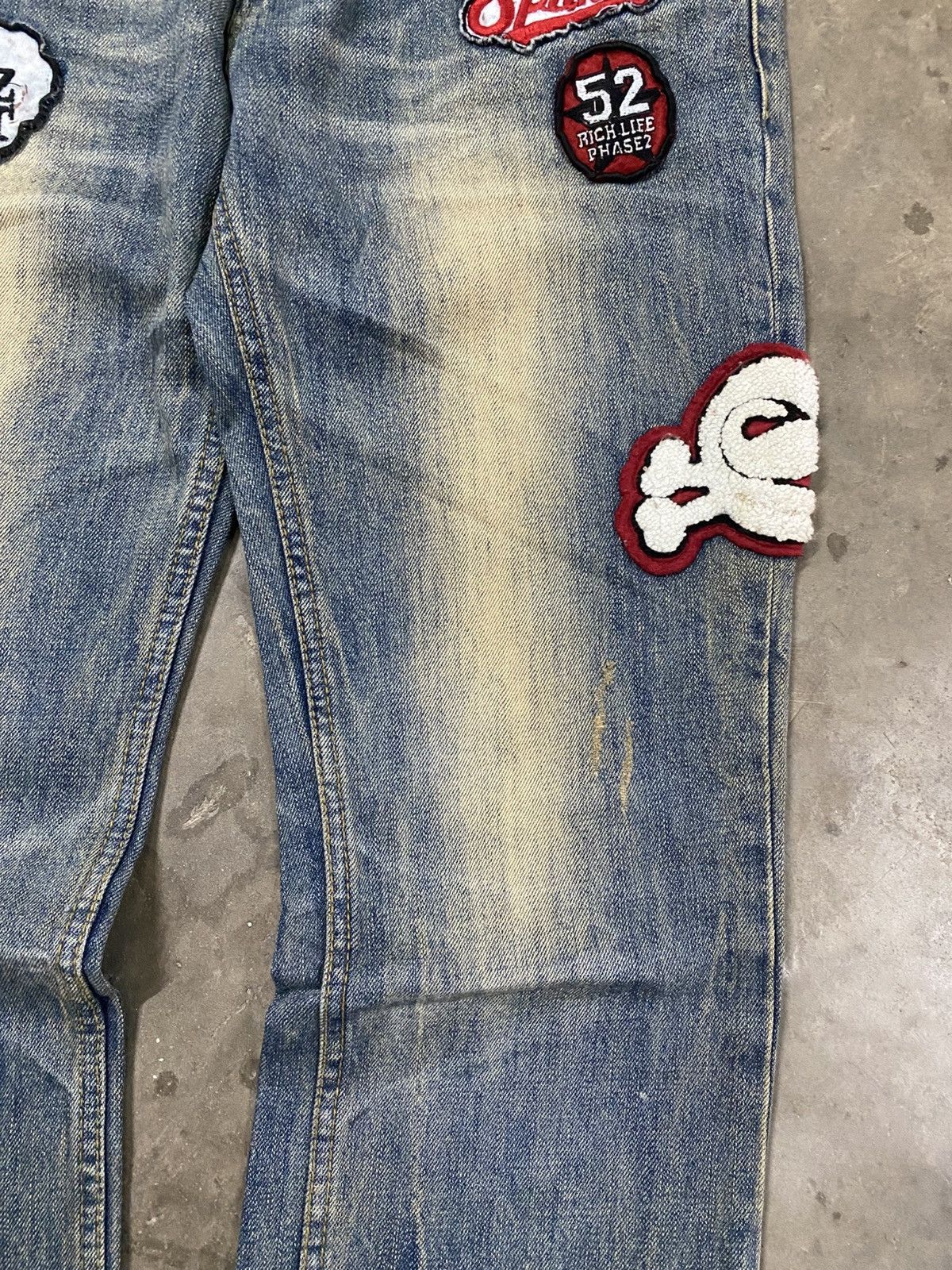Hysteric Glamour × If Six Was Nine × Japanese Brand Japanese Buzz Spunky I❤️Surf Distressed Denim @264 Size US 30 / EU 46 - 11 Thumbnail