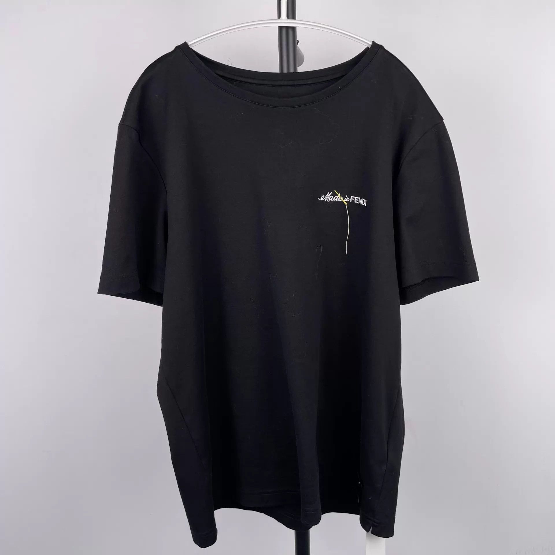 Fendi FENDI Black Cotton Short-Sleeve T-Shirt Size US XXL / EU 58 / 5 - 1 Thumbnail