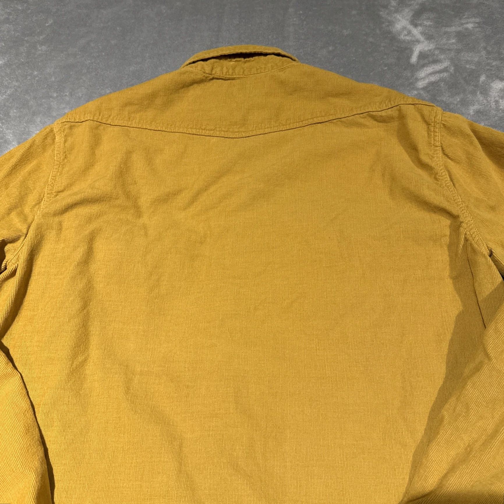 CO Best Made Co Shirt Mens L Yellow Corduroy Flap Pockets Workshirt Elbow Patch Size US L / EU 52-54 / 3 - 7 Thumbnail