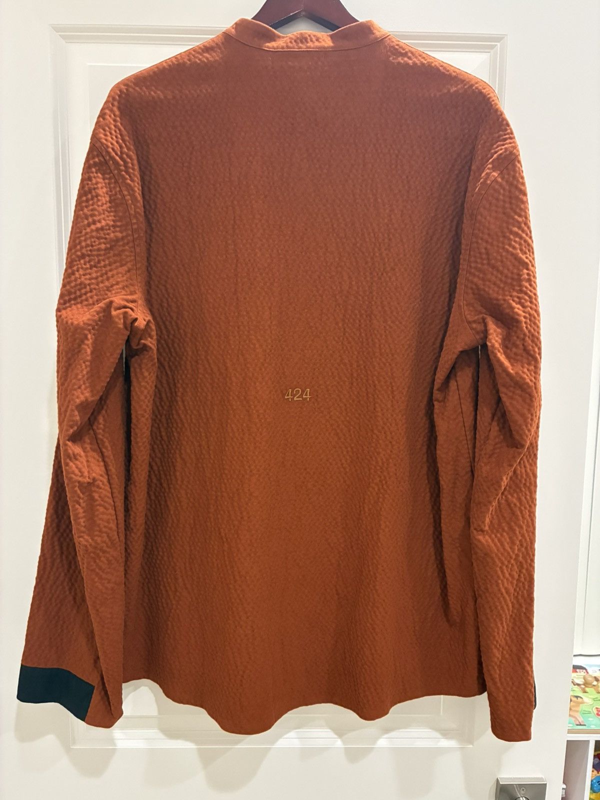424 424 Orange Button Up Size US L / EU 52-54 / 3 - 2 Thumbnail