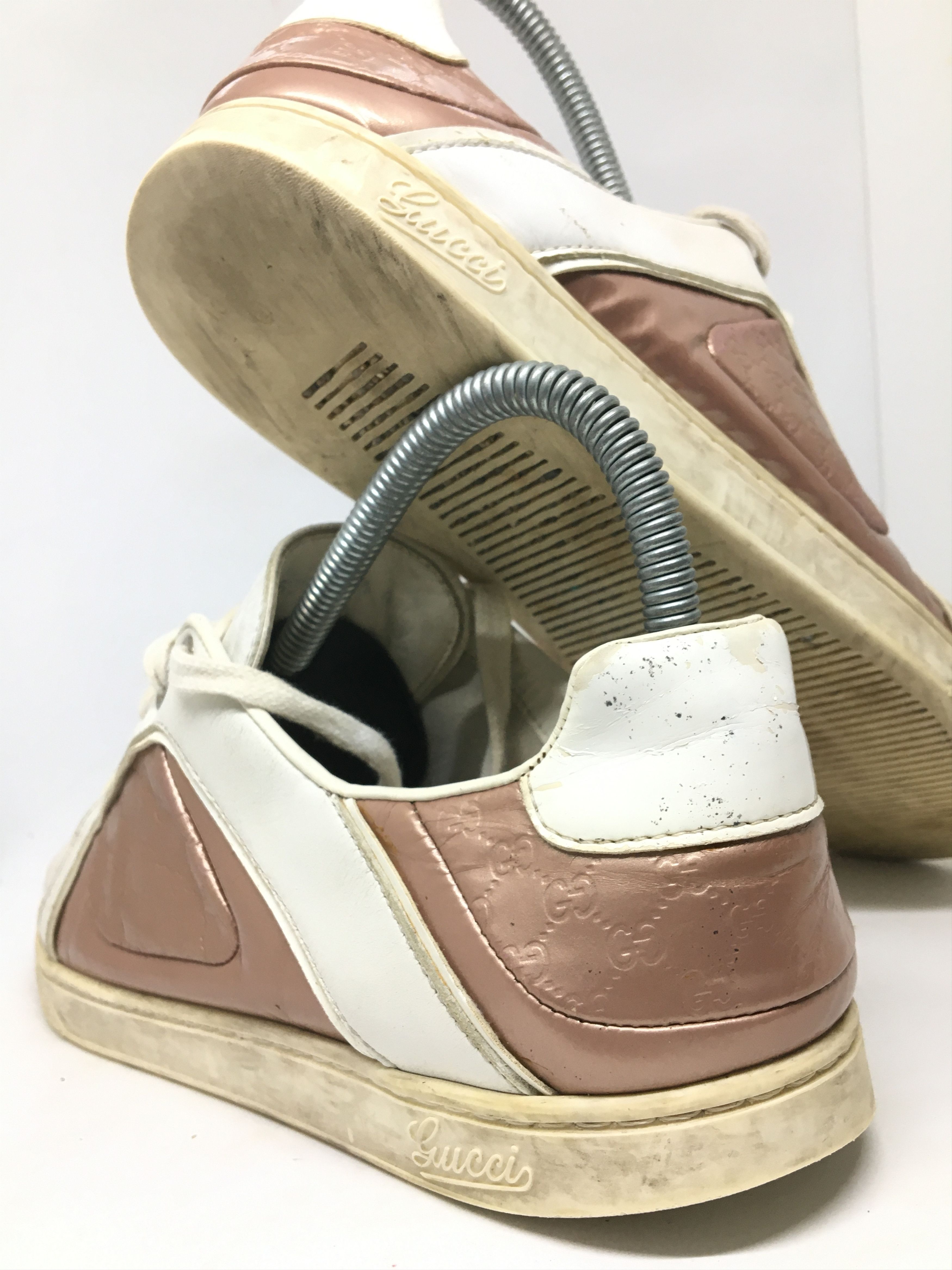 Gucci GUCCI sneakers white maroon Size US 6 / EU 39 - 3 Thumbnail
