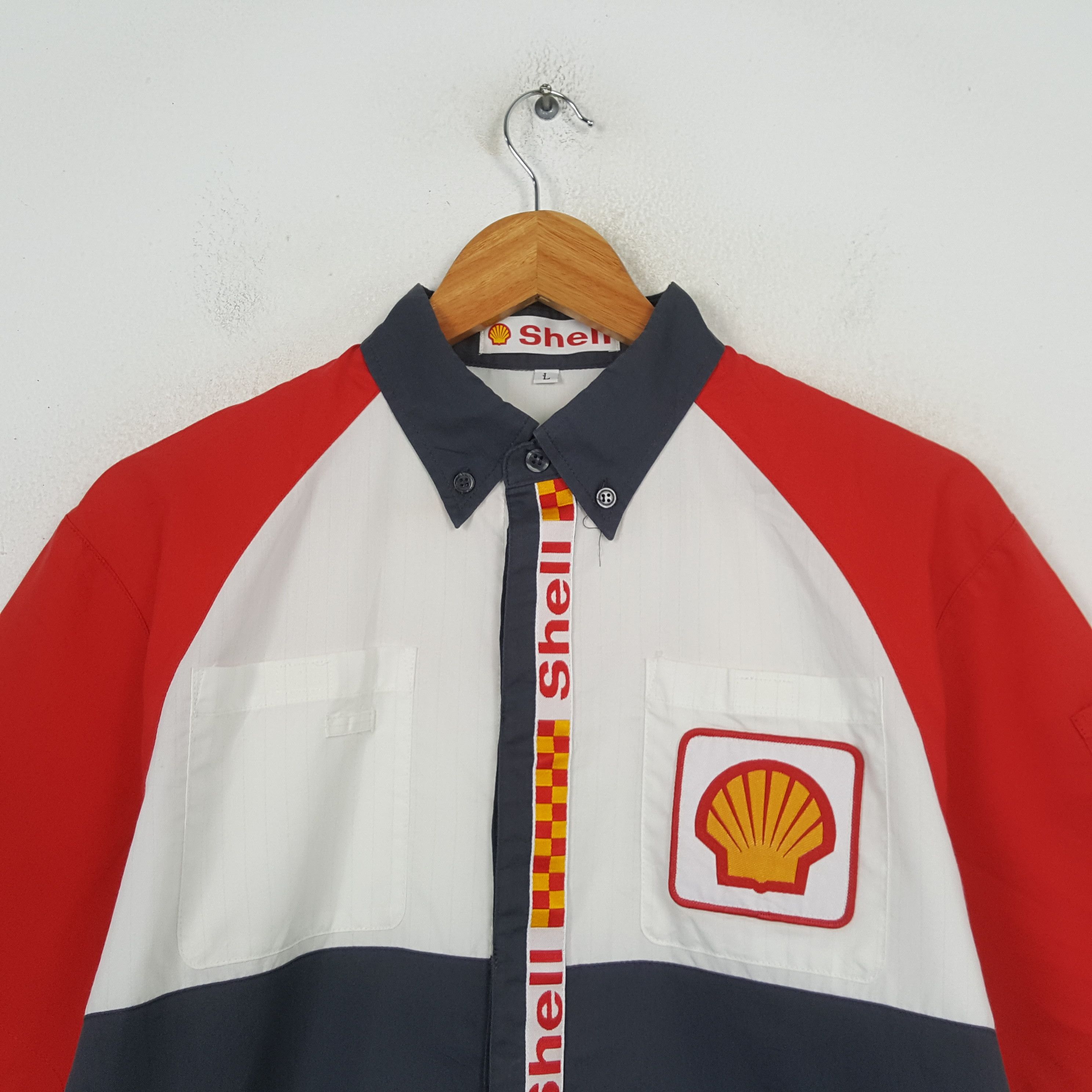 Vintage Vintage Shell Ferrari Formula One Shirt C301N65 Size US M / EU 48-50 / 2 - 4 Thumbnail
