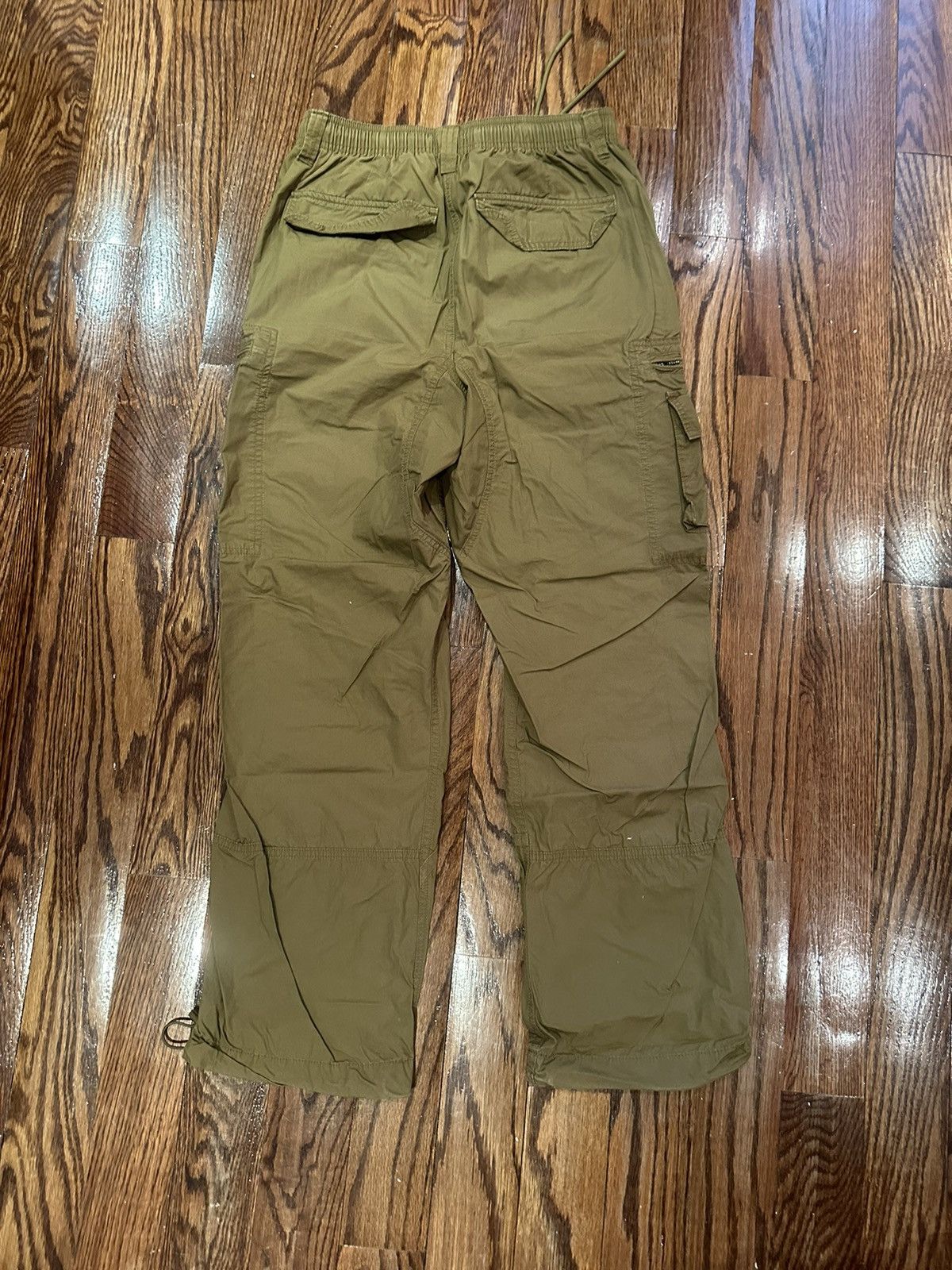 Standard Cloth Green Cargo Pants Size US 31 - 3 Thumbnail