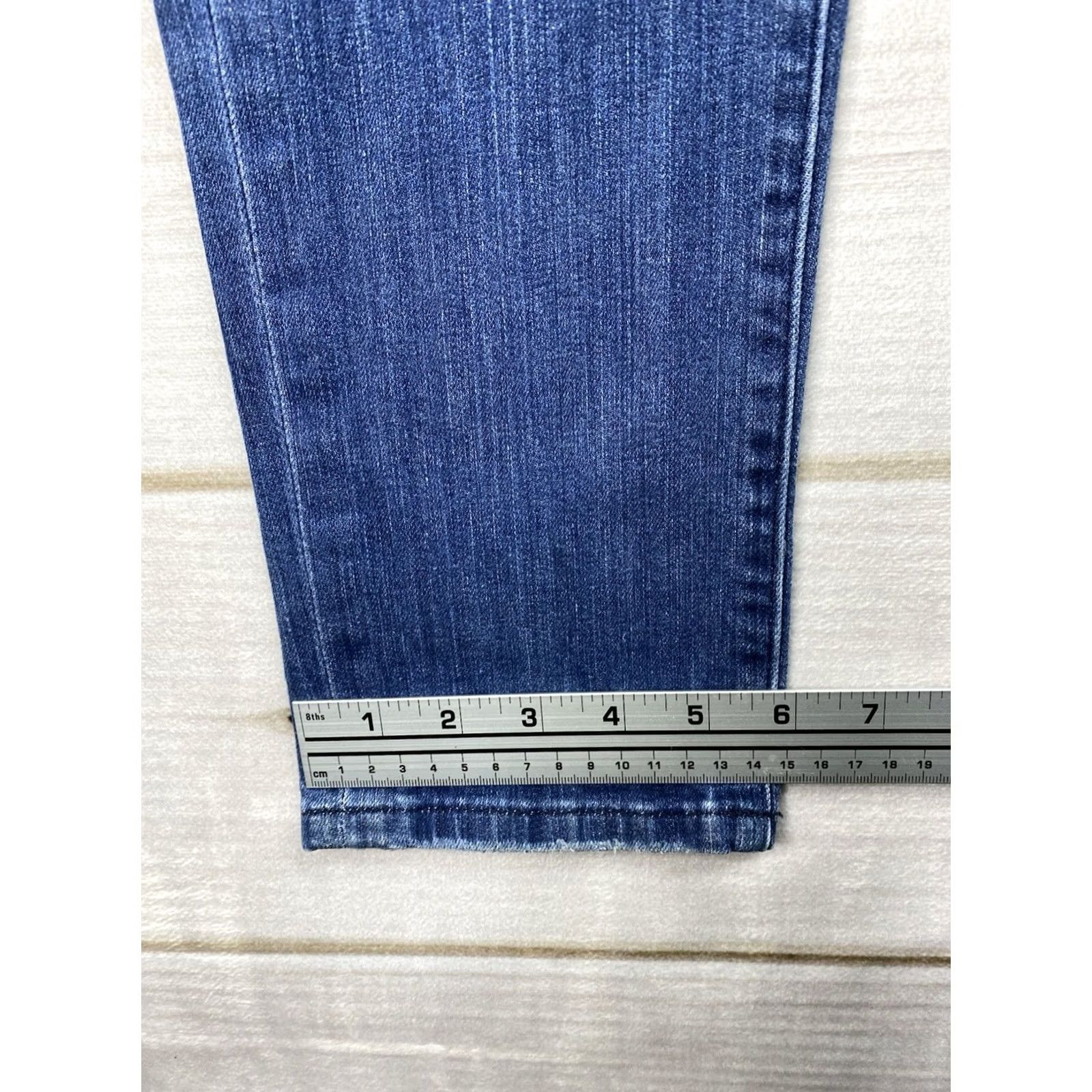 Michael Kors Michael Kors Dillon Relaxed Jeans Women's Size 4 Dark Wash Denim Distressed Jeans Mens? No Size 27" / US 4 / IT 40 - 5 Thumbnail