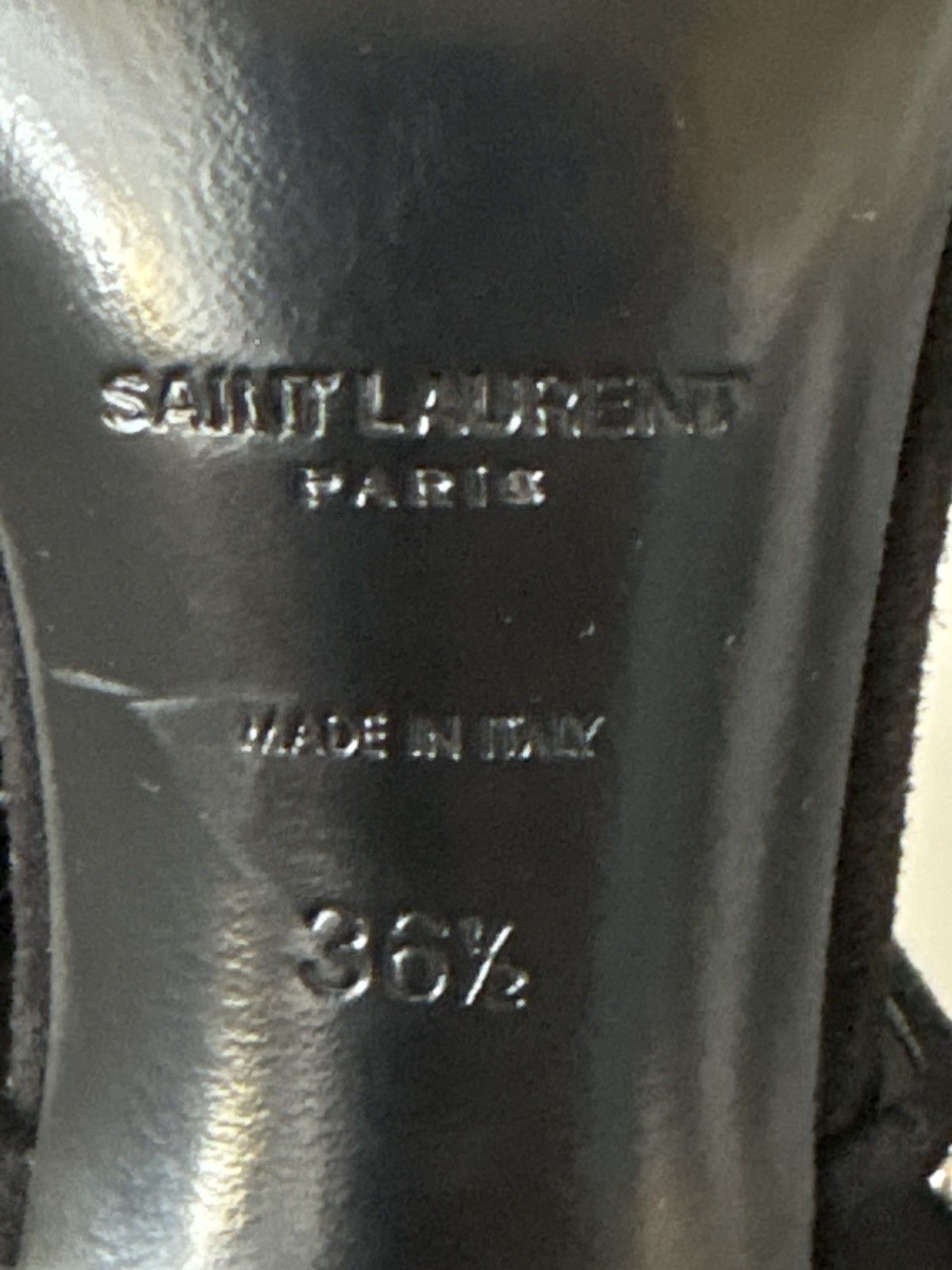 Yves Saint Laurent Saint Laurent Leather Mica 105 Stud Mule Black Size 6.5 Size US 6.5 / IT 36.5 - 14 Thumbnail