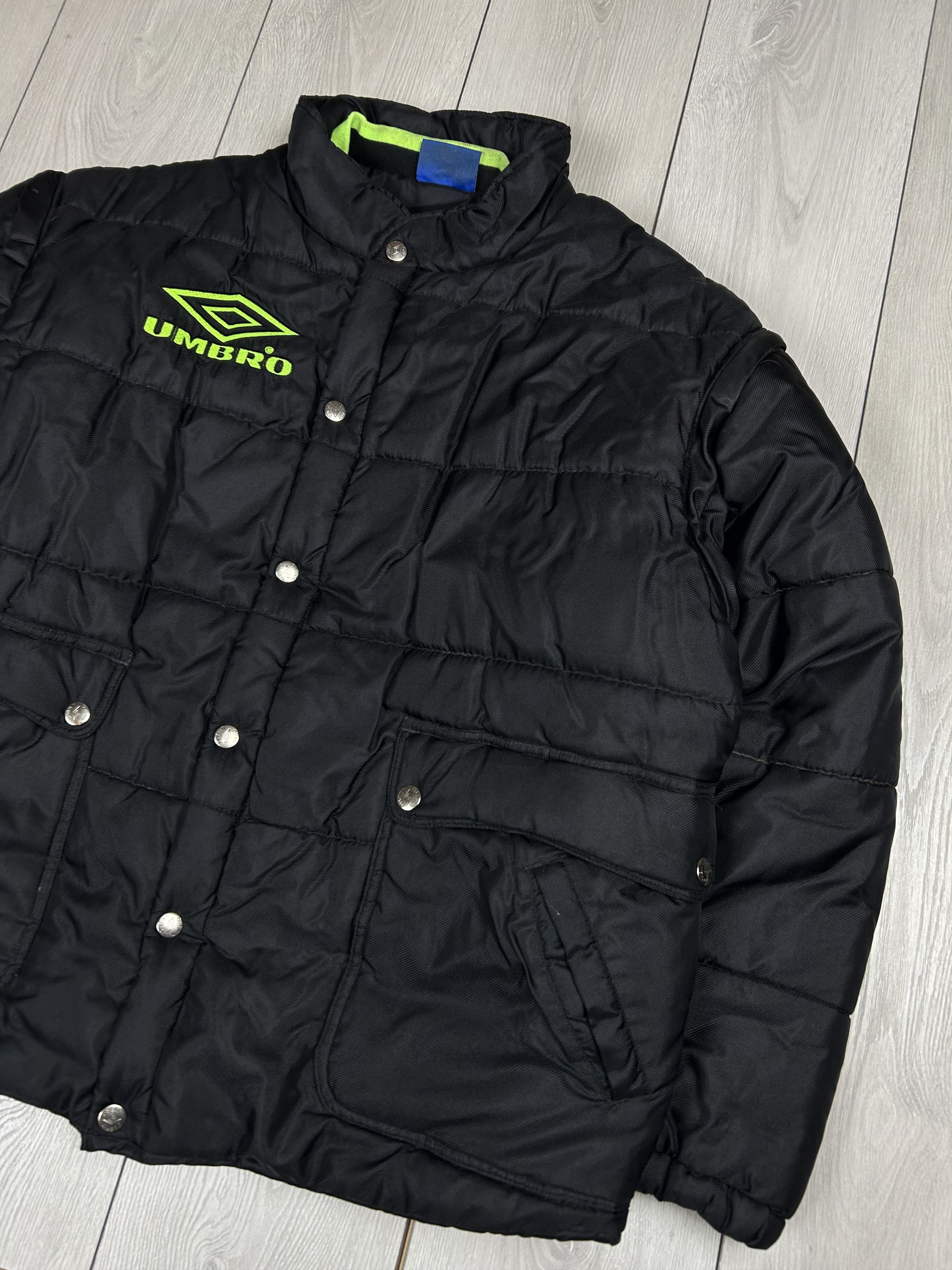 Umbro Umbro Vintage Mens Black Warm Jacket Size L - XL Size US L / EU 52-54 / 3 - 4 Thumbnail