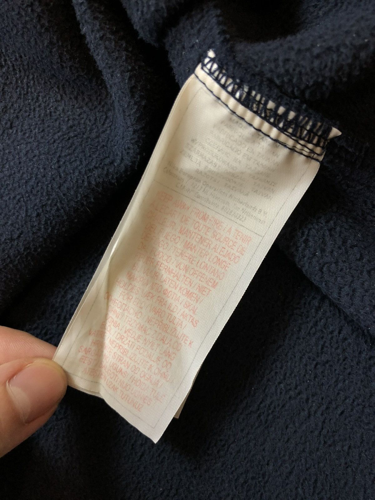 Nike × Vintage 90s Nike England Vintage Outdoor Retro Fleece 1/4 Zip Jacket Size US XL / EU 56 / 4 - 7 Thumbnail