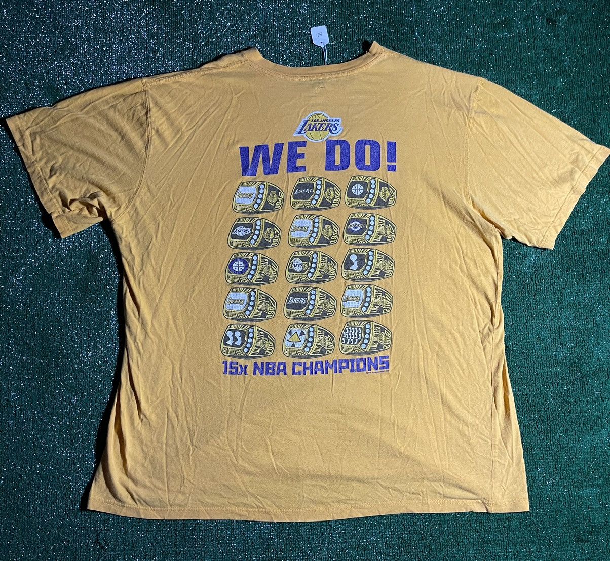 NBA ‘GOT RINGS’ LA Lakers T-shirt Size US XXL / EU 58 / 5 - 2 Thumbnail