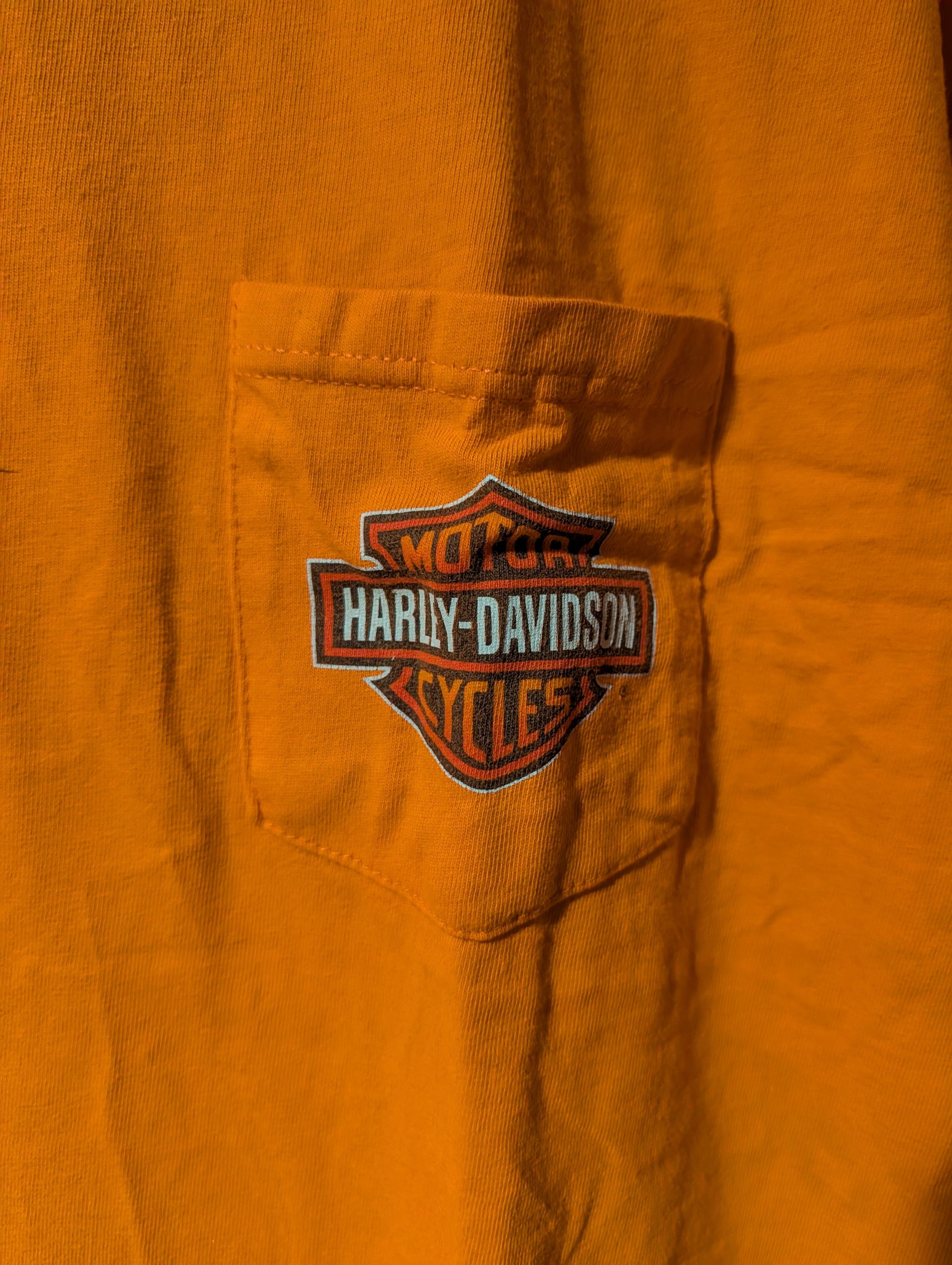 Harley Davidson Vintage Harley Davidson Kauai Hawaii Hula Girl Pocket Tee Size US XL / EU 56 / 4 - 11 Thumbnail