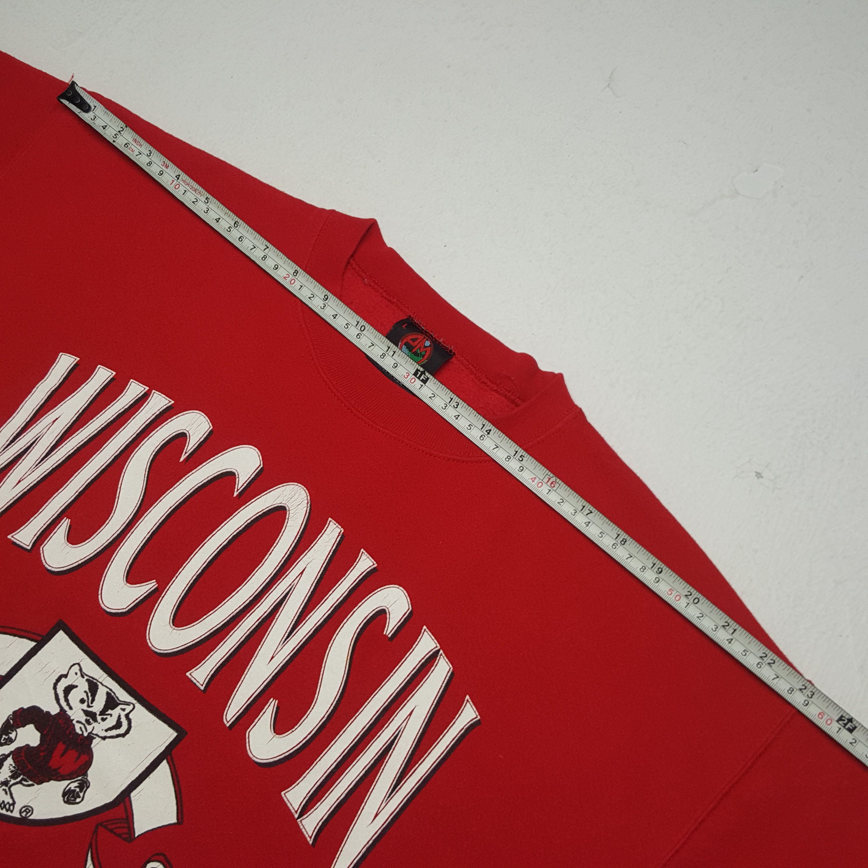 NFL × Vintage Vintage Wisconsin Badgets American Football Team Sweatshirt Size US L / EU 52-54 / 3 - 5 Thumbnail