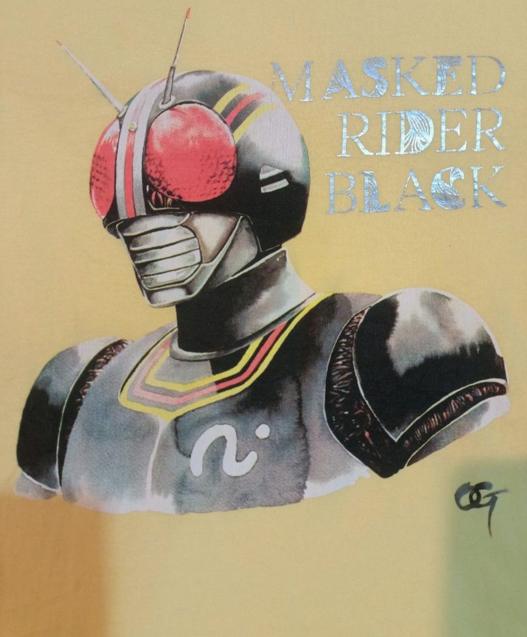 GU Rare Masked Rider Black Tshirt Size US L / EU 52-54 / 3 - 1 Thumbnail