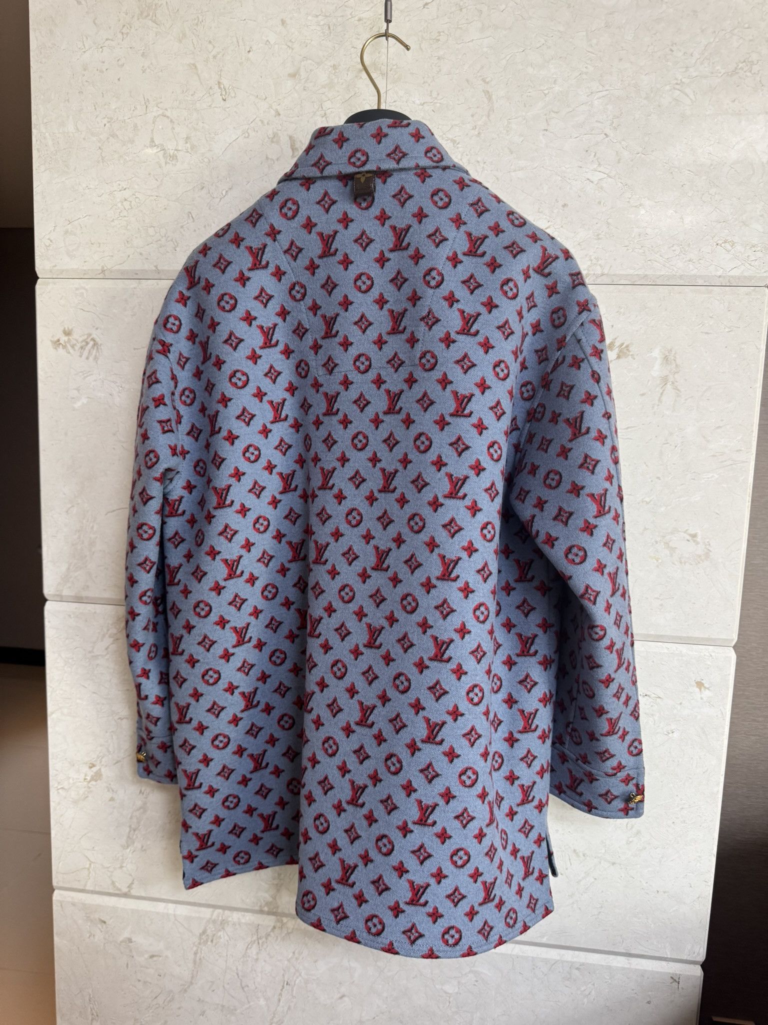 Louis Vuitton LOUIS VUITTON 3D Monogram Zip Jacket – Model 1ABR8F Size US S / EU 44-46 / 1 - 5 Thumbnail