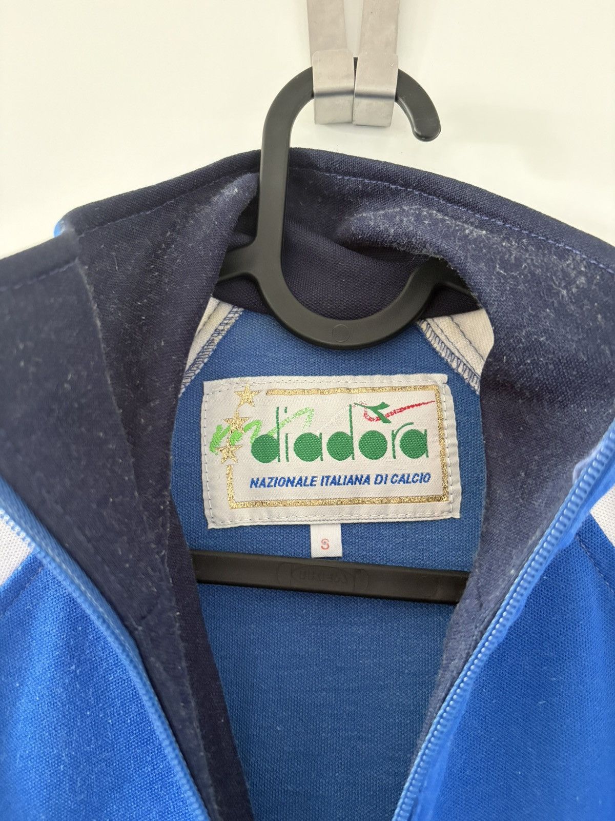 Italy Diadora 1990-1992 treningowa kurtka Vintage — zdjęcie 5