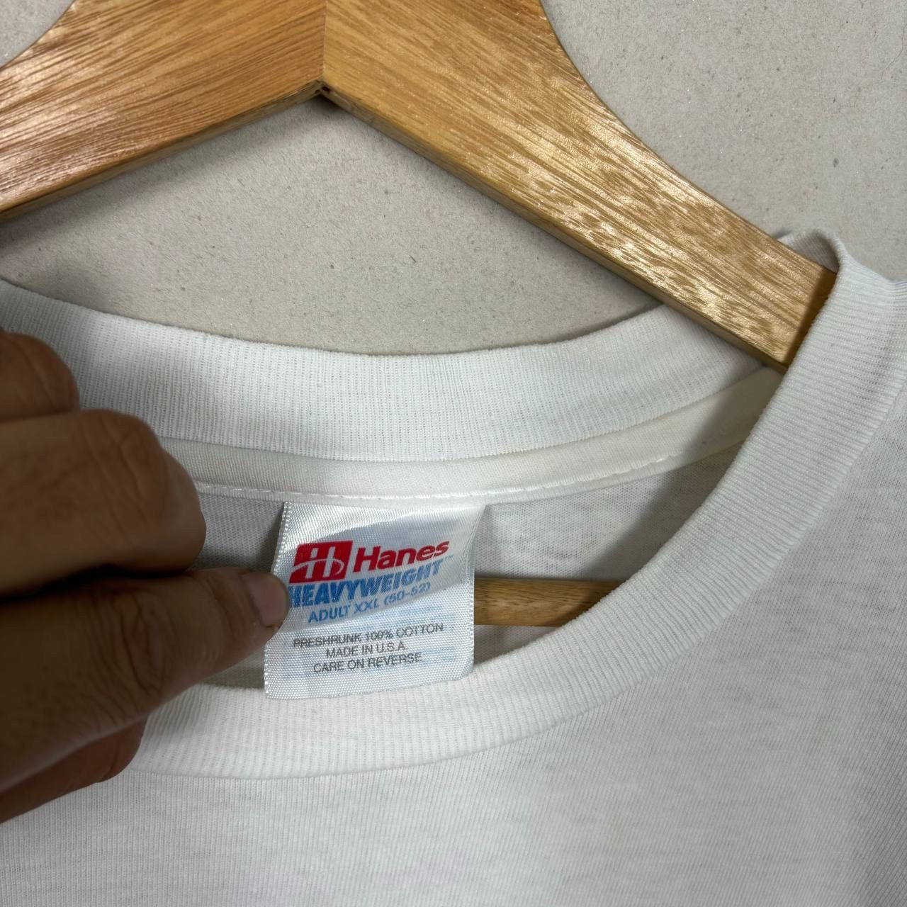 Vintage Vtg 1994 Cowboy Up Fear This Bull Shirt XXL Hanes Oversized Size US XXL / EU 58 / 5 - 4 Thumbnail