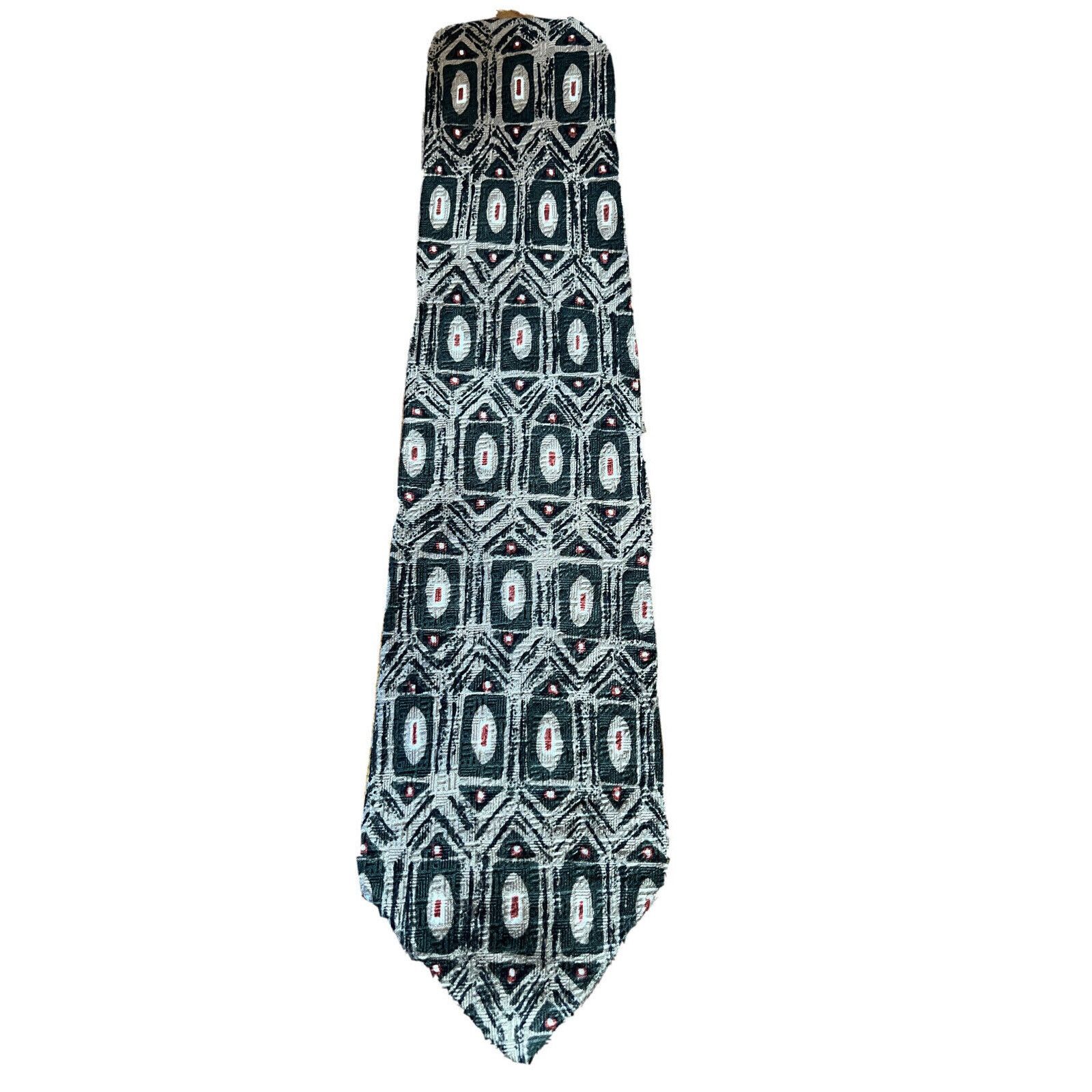 Other Gianfranco Ruffini Men’s beige Funky Neck Tie Peacock Silk Size ONE SIZE - 1 Thumbnail