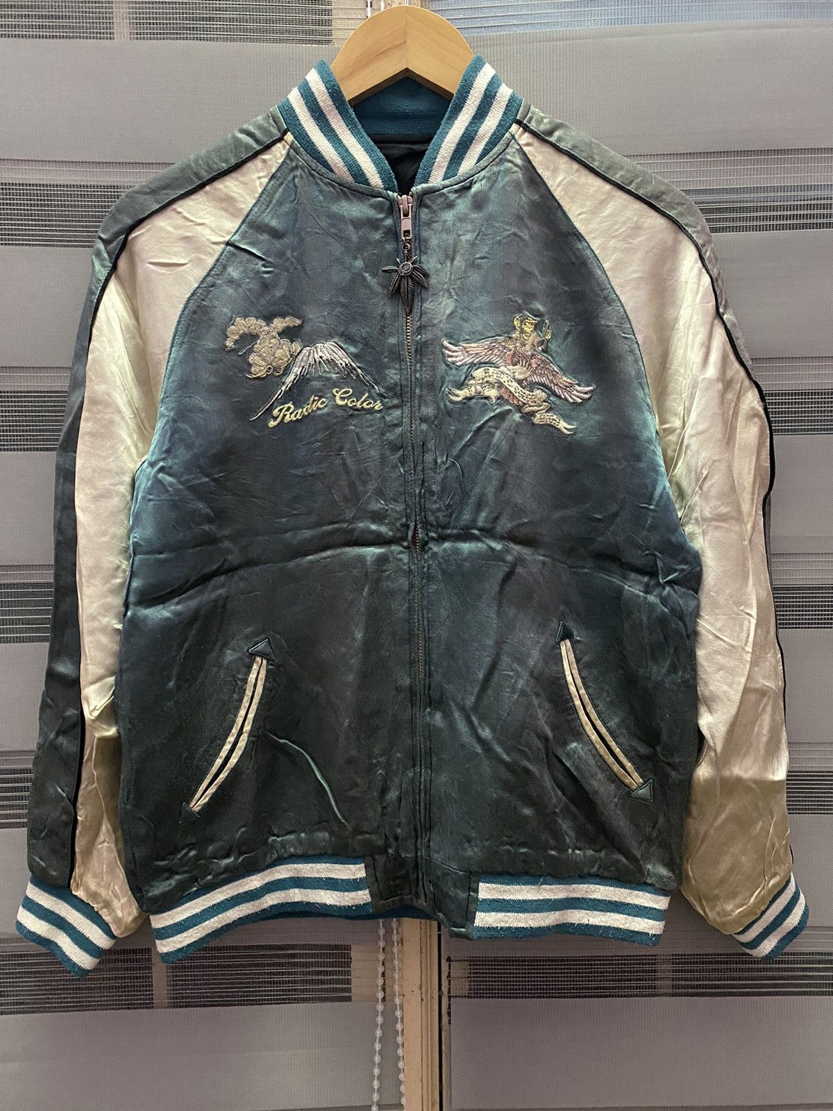 Japanese Brand × Vintage Vintage Sukajan Souvenir Japan Tokyo Monkey Jacket Medium Size US S / EU 44-46 / 1 - 5 Thumbnail