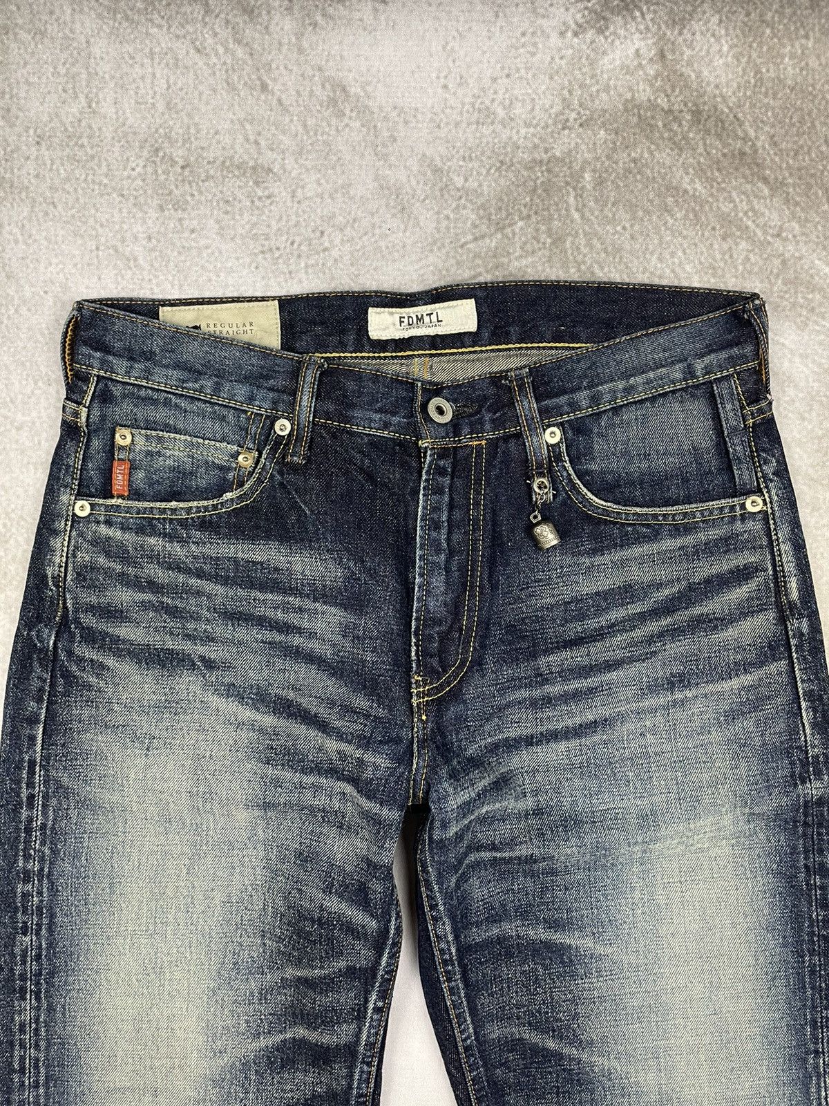 FDMTL × Japanese Brand FDMTL Figure Denim Selvedge 1 Year Wash Size US 30 / EU 46 - 3 Thumbnail