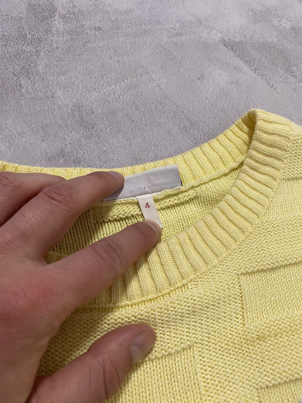 Japanese Brand 🌝 Lacoste Vintage Yellow Sweater Knitwear Size US M / EU 48-50 / 2 - 4 Thumbnail