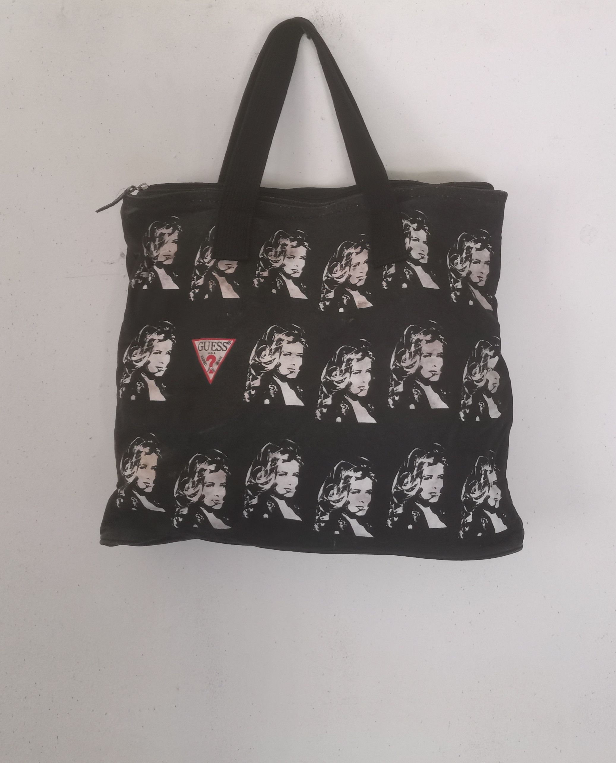 Guess Rare Guess tote bag nice design Size ONE SIZE - 2 Thumbnail