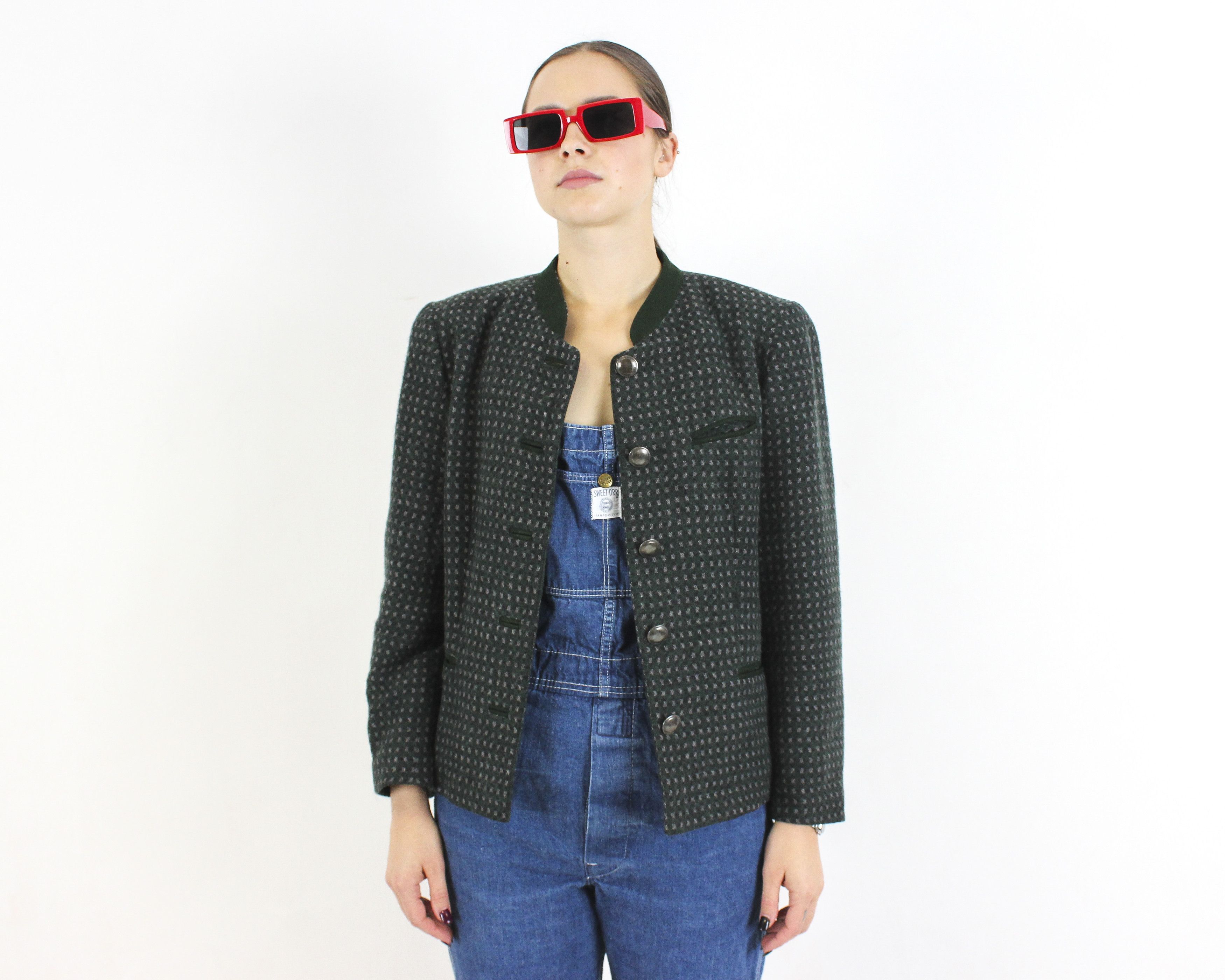Other × Vintage H. Moser Wool Trachten Women S EU 36 Coat Blazer Jacket Size S / US 4 / IT 40 - 3 Thumbnail