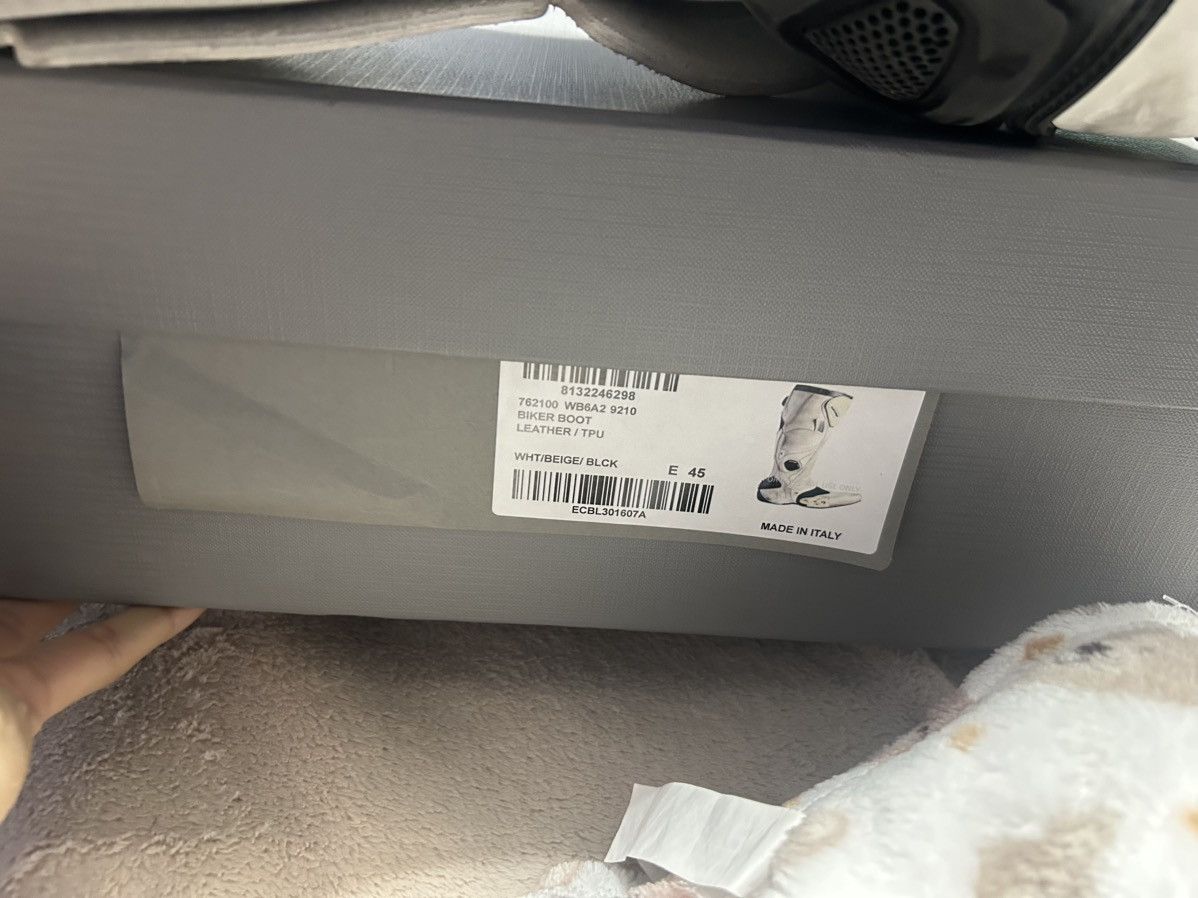 Balenciaga Balenciaga moto biker boot white Size US 12 / EU 45 - 6 Thumbnail
