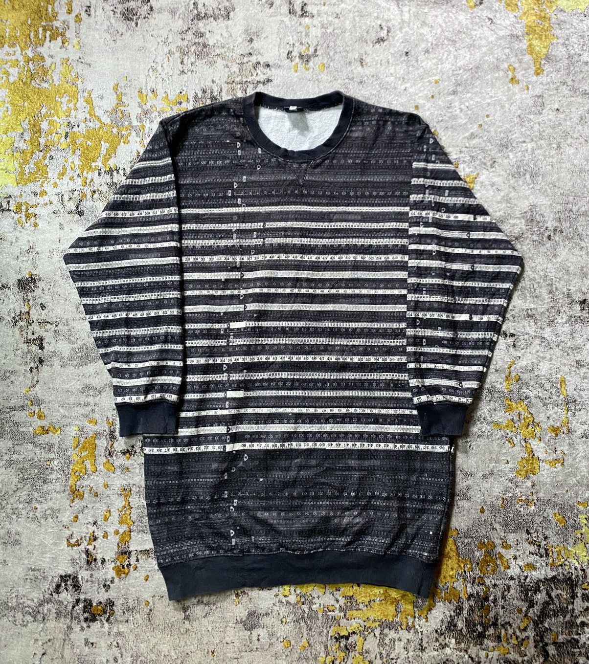 Jean Paul Gaultier JPG Jean Paul Gaultier Sweatshirt Measurements Striped Size US M / EU 48-50 / 2 - 1 Thumbnail