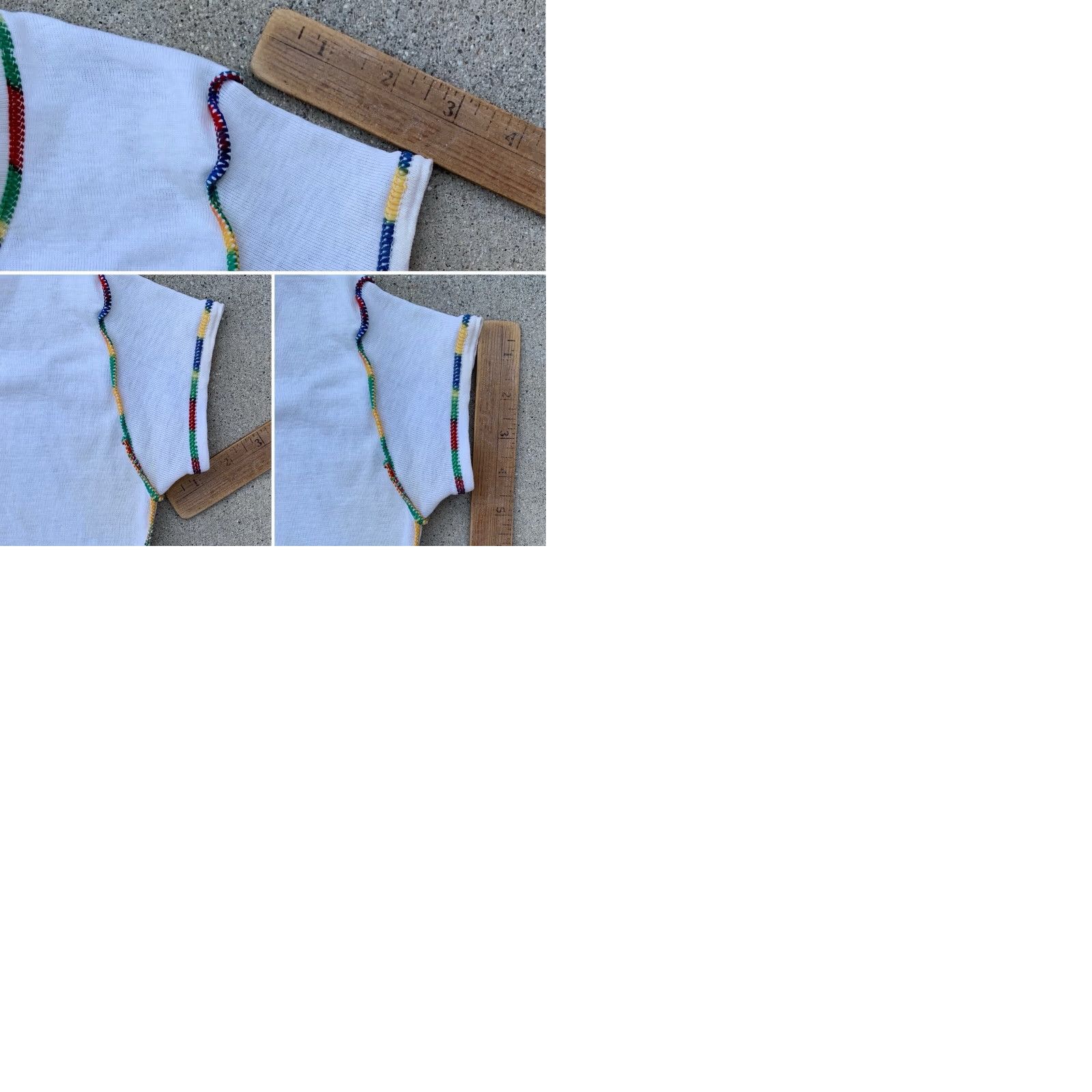 Rainbow VINTAGE I Got Leid Hawaiian Style Ladies T Shirt Neon Graphics Rainbow Stitching Size M / US 6-8 / IT 42-44 - 12 Thumbnail