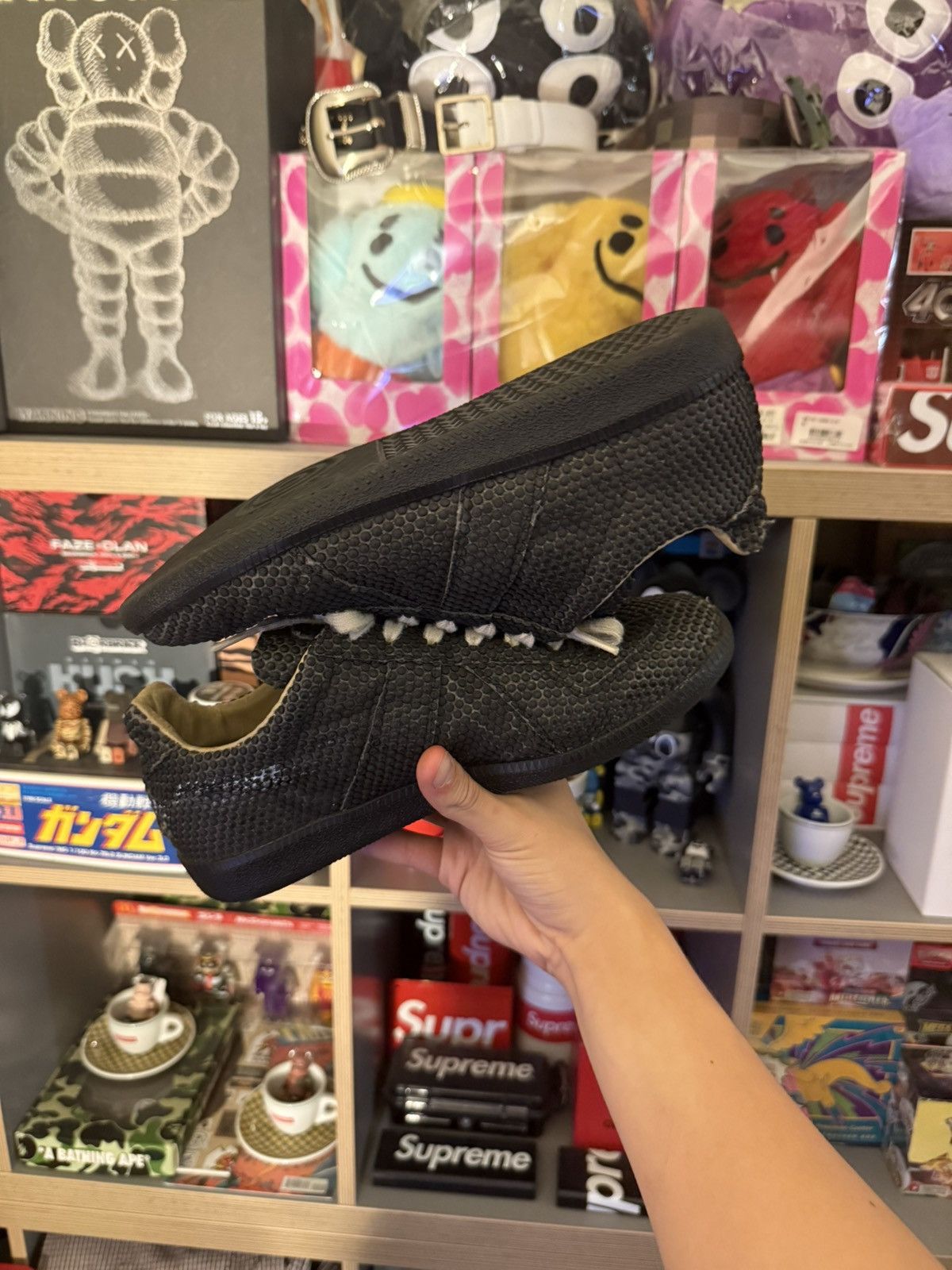 Maison Margiela Maison Margiela GAT Polka Dot Black Python Sneaker Size US 8 / EU 41 - 6 Thumbnail