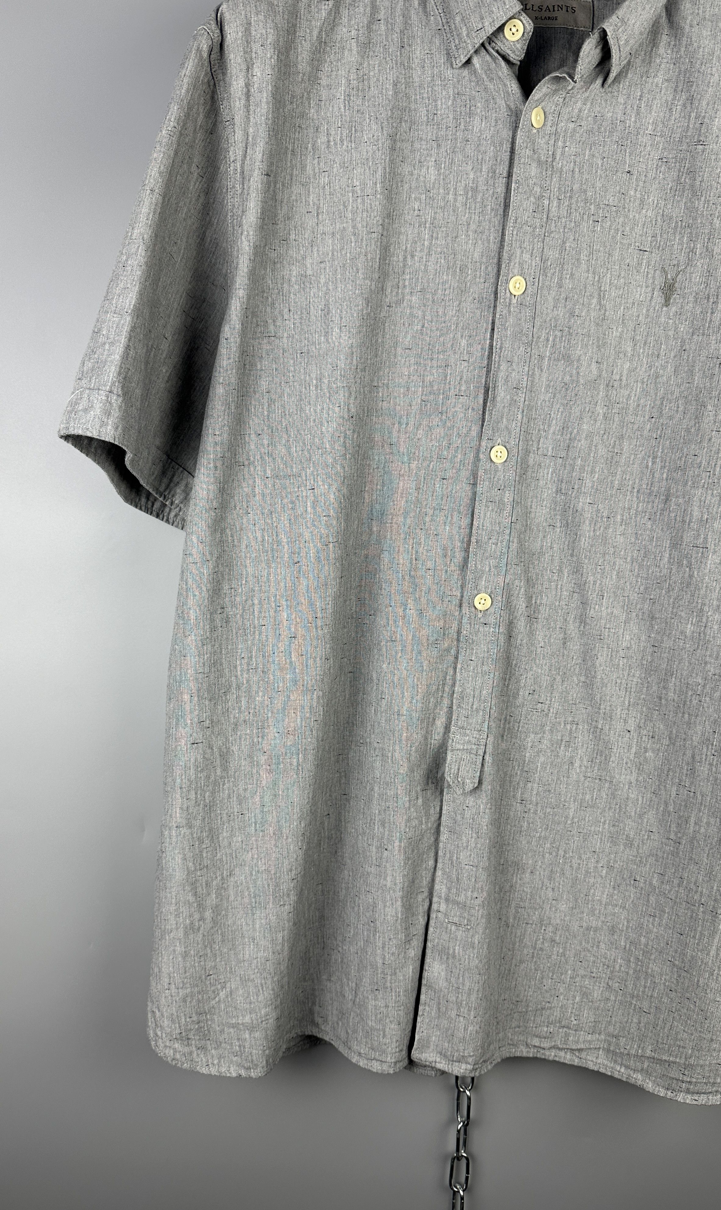 Allsaints Allsaints Button Up Short Sleeve Shirt Size US XL / EU 56 / 4 - 6 Thumbnail