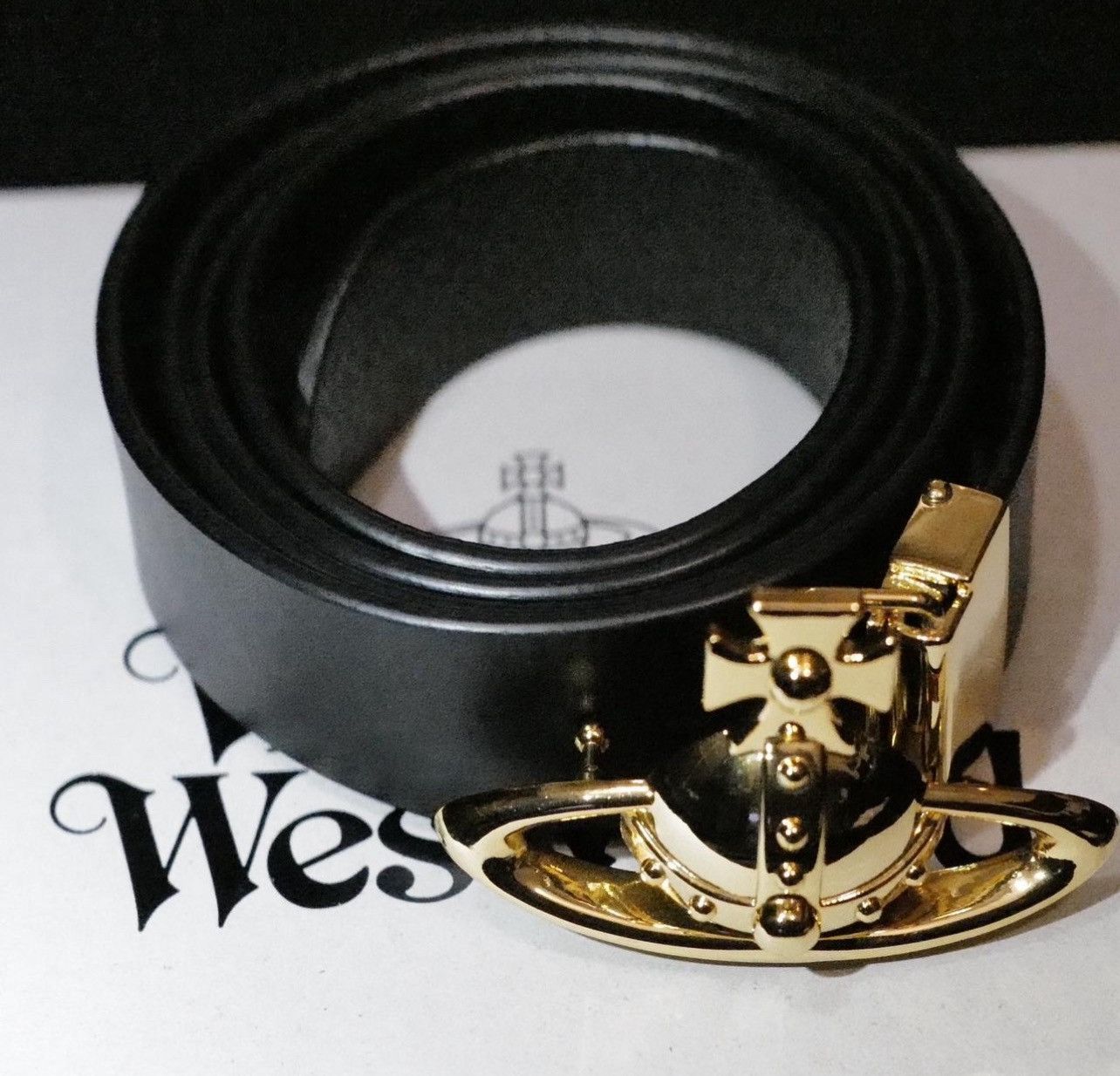 Vivienne Westwood Vivienne Westwood Orb Buckle Belt Size ONE SIZE - 3 Thumbnail