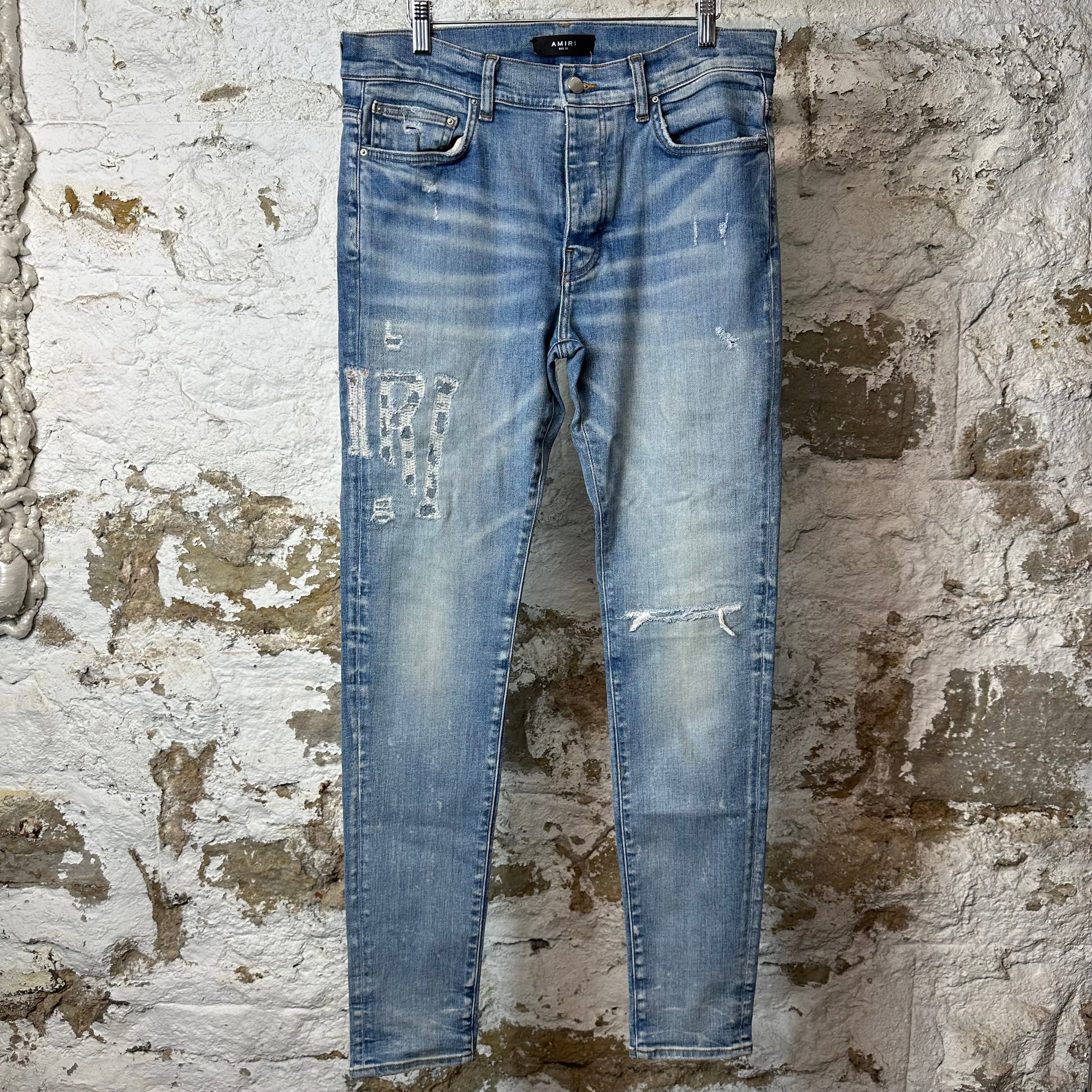 Amiri Amiri MX1 Light Indigo Jeans Sz 33 Blue | Grailed