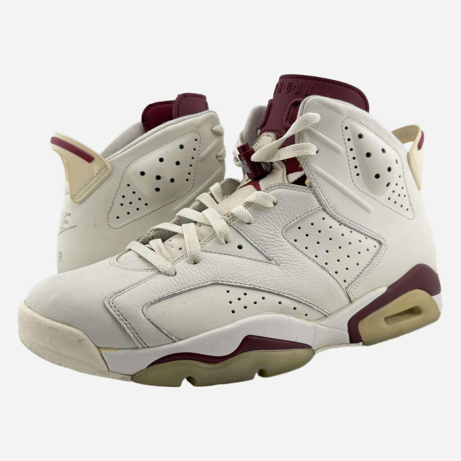 Nike Air Jordan 6 Maroon US 10.5 Used No Box 384664-116 