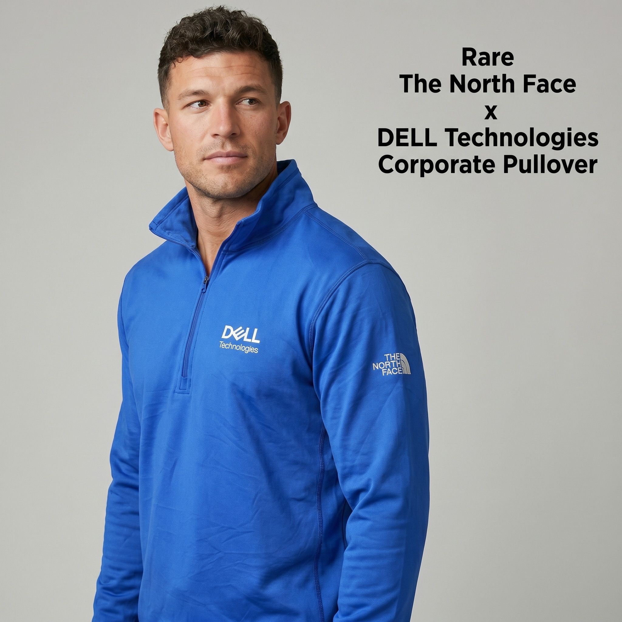 The North Face Rare The North Face x DELL Technologies Half Zip Pullover Size US L / EU 52-54 / 3 - 1 Thumbnail