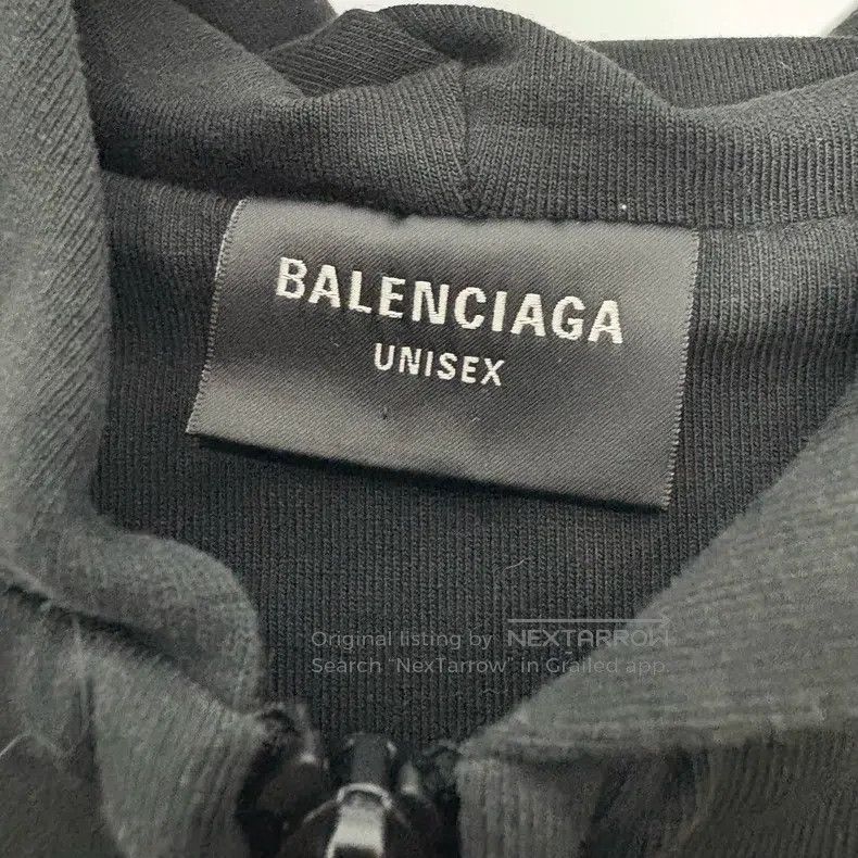 Balenciaga Balenciaga Destroyed hooded jacket with Sanskrit Size US L / EU 52-54 / 3 - 3 Thumbnail