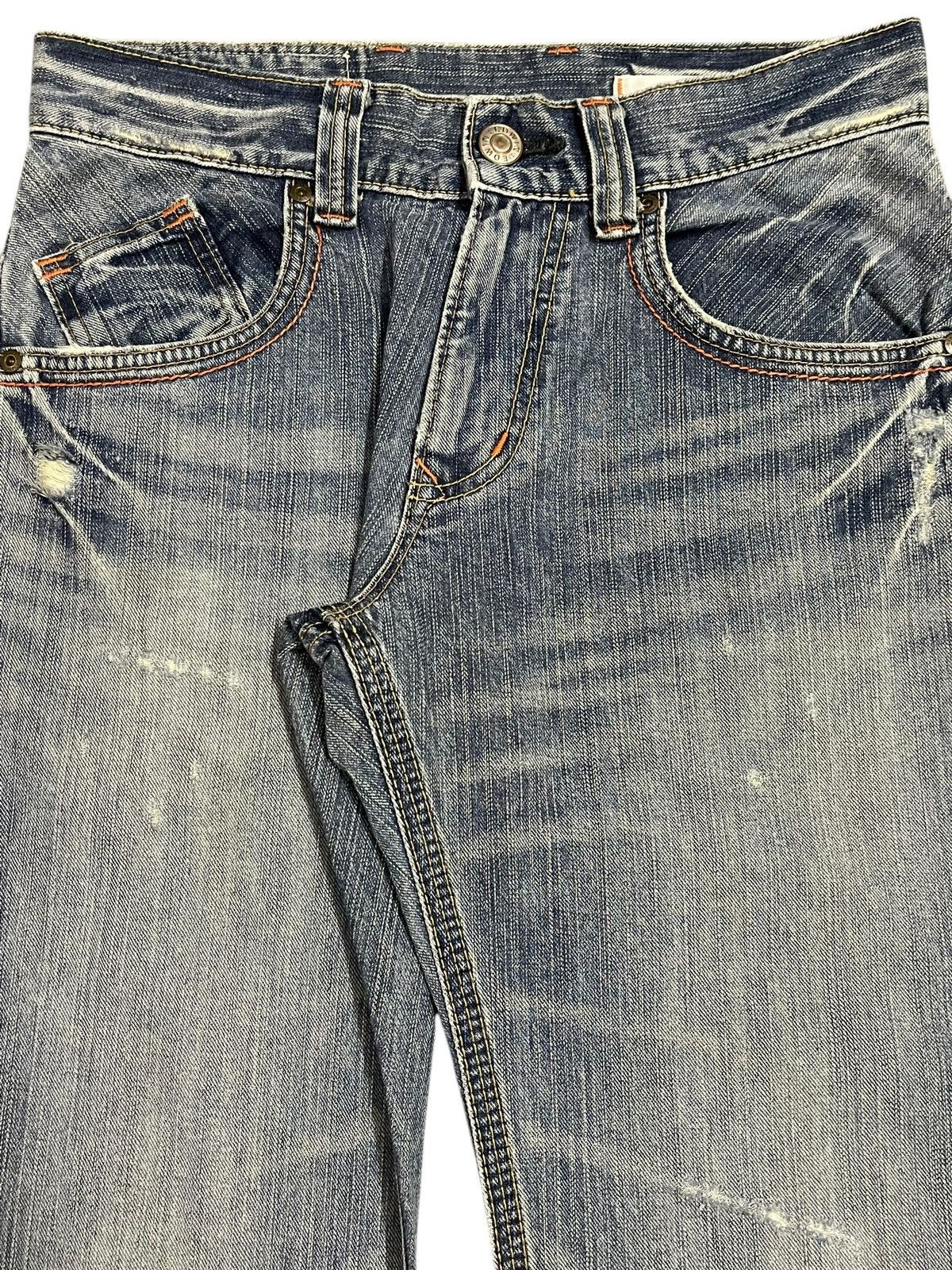 Edwin Edwin Exclusive Vintage XV Blue Faded Wash Style Loose Jeans Size US 30 / EU 46 - 4 Thumbnail