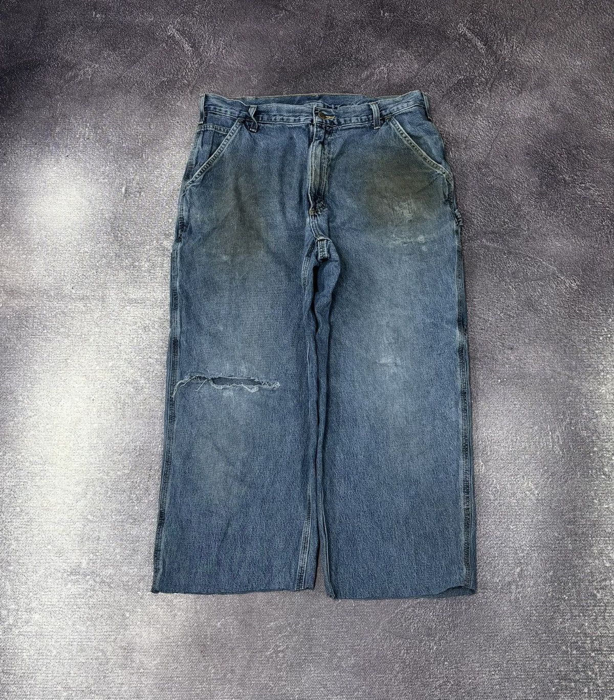 Carhartt Vintage Carhartt USA Dungaree Fit Workwear Denim Baggy Jeans Size US 36 / EU 52 - 2 Thumbnail