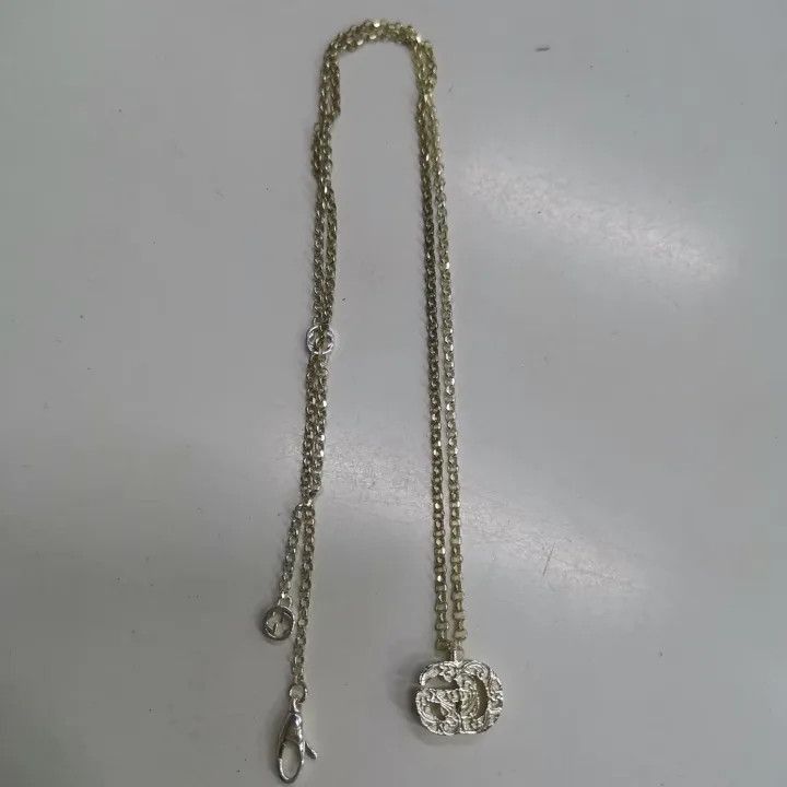 Gucci Gucci Double G Silver Necklace for Women-2507 Size ONE SIZE - 4 Thumbnail