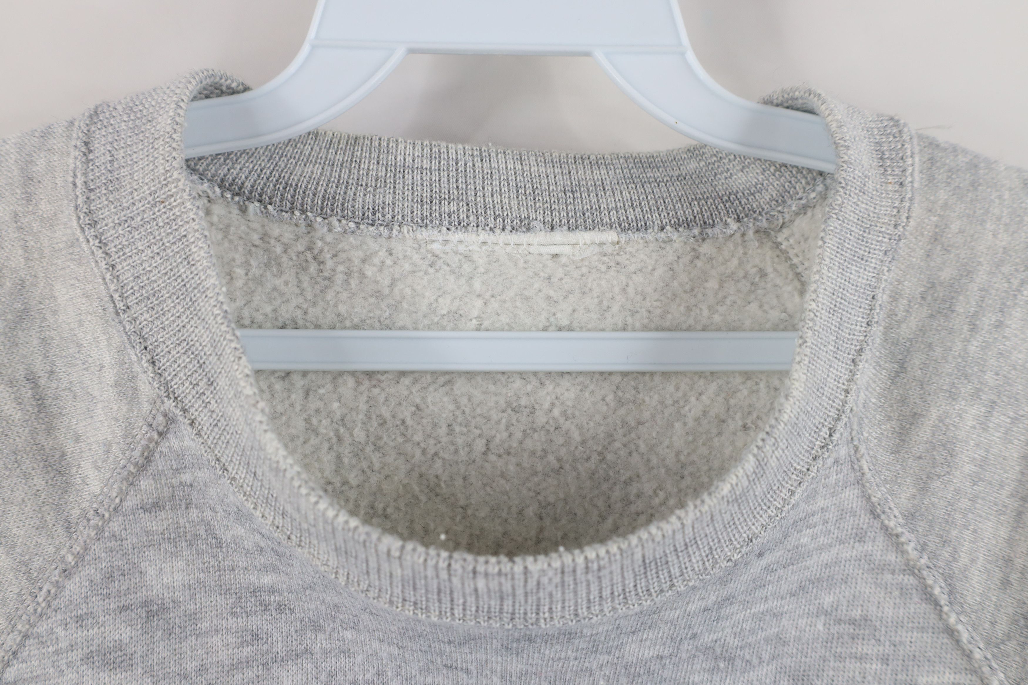 Vintage Vintage 70s Streetwear Short Sleeve Sweatshirt Heather Gray Size US XL / EU 56 / 4 - 4 Thumbnail