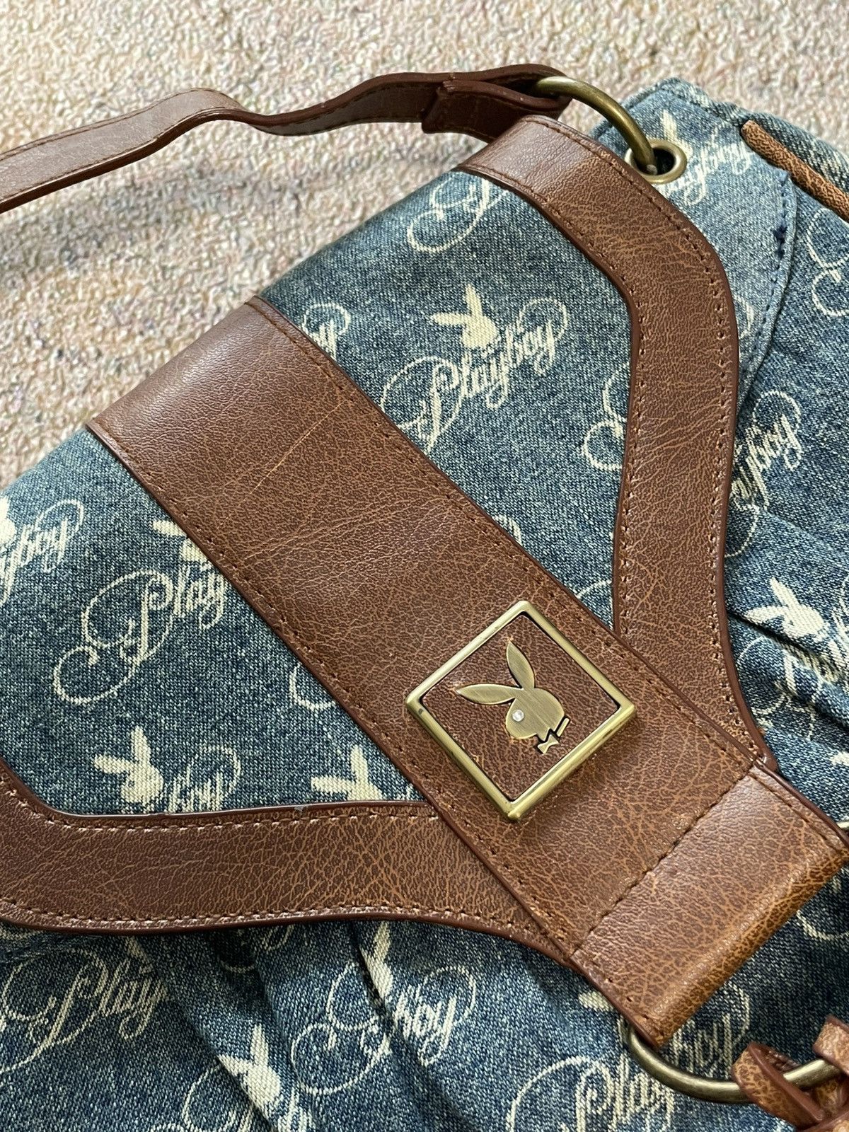 Playboy Vintage Playboy Monogram Shoulder Bag Size ONE SIZE - 3 Thumbnail