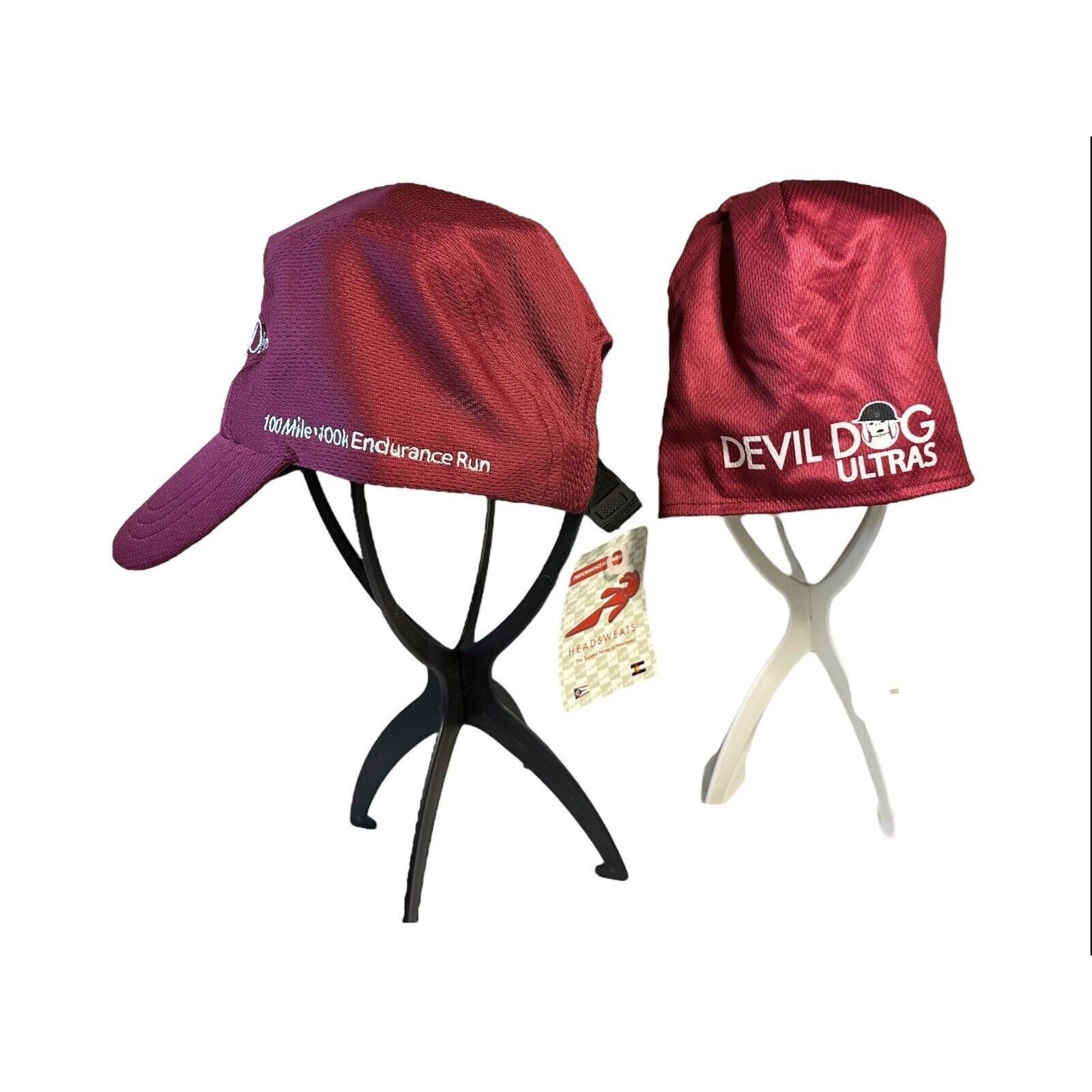 Other Devil Dogs Ultras 100K Endurance Run/100 mile Caps Burgundy/ Size ONE SIZE - 2 Thumbnail