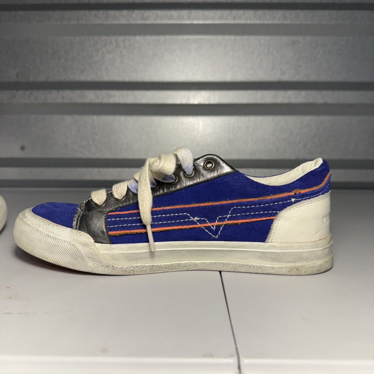 Diesel Diesel Men’s S-Grindd Low Lace Blue Sneakers US Size 7.5 Size US 7.5 / EU 40-41 - 8 Thumbnail