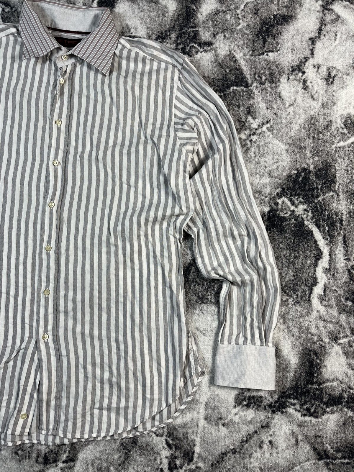 Etro ETRO Milano Striped Button Up Shirt Italy Size US XL / EU 56 / 4 - 4 Thumbnail